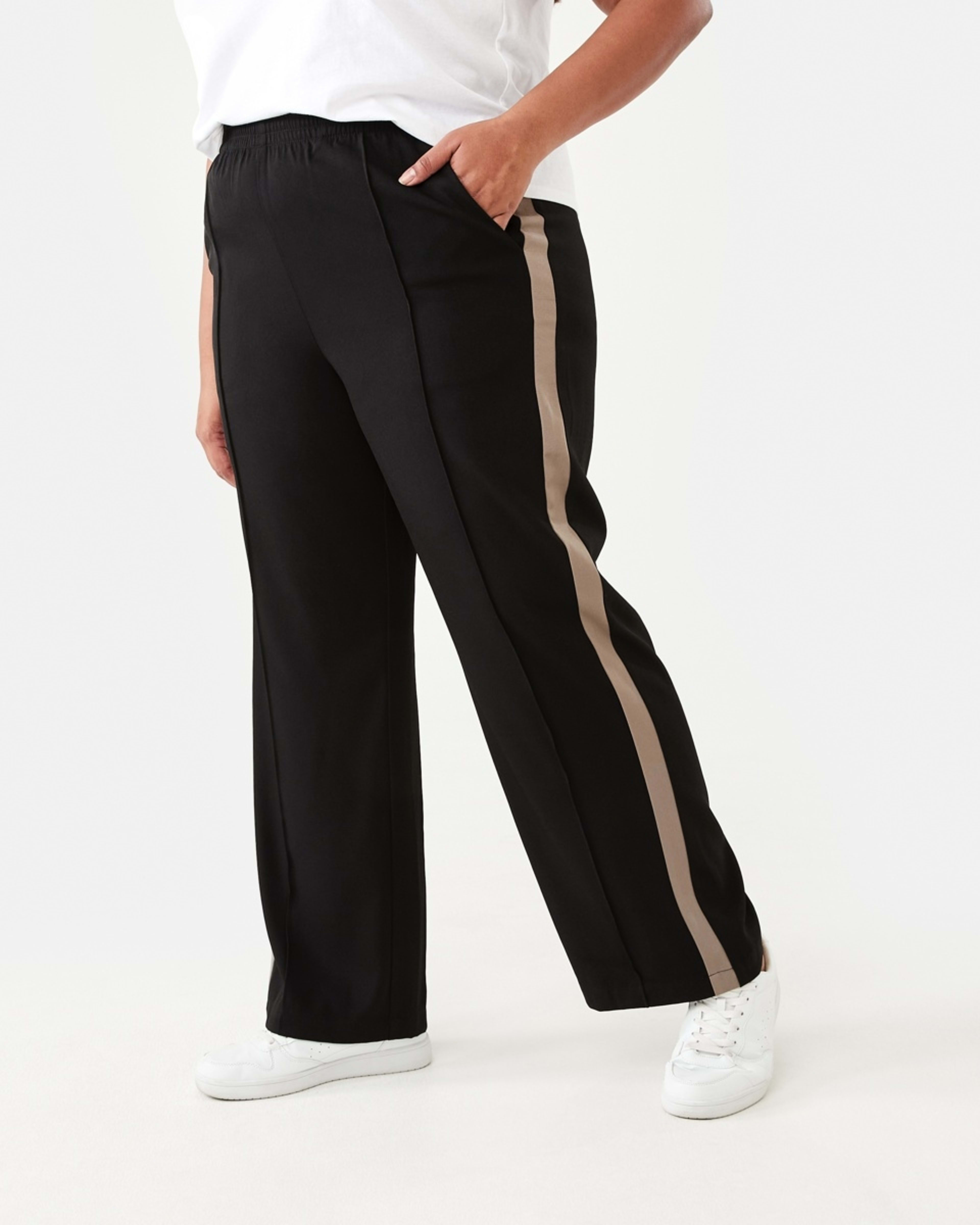 2 Curve Side Stripe Pants Black, 2 of 6