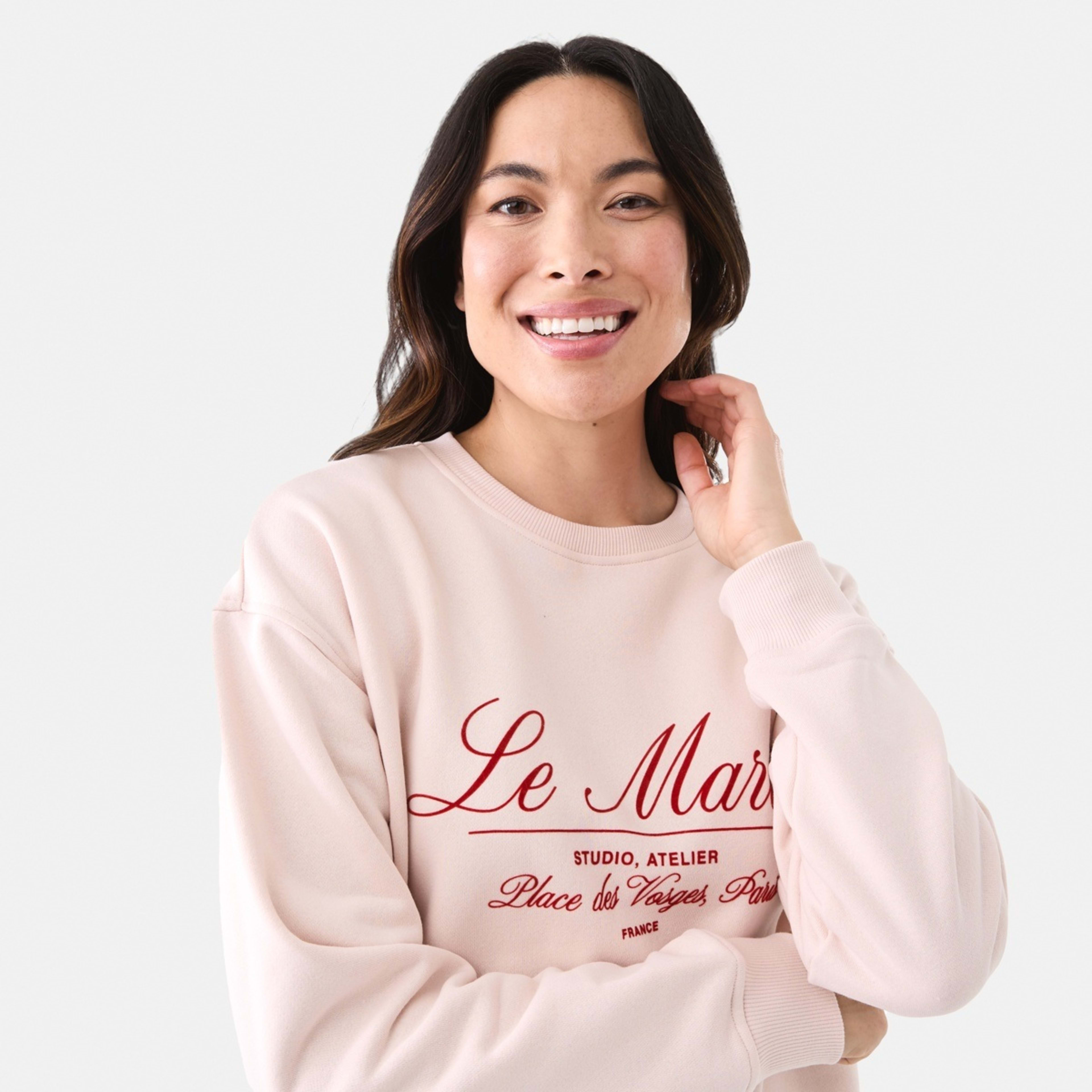 4 Relaxed Print Sweatshirt Le Marais, 4 of 6