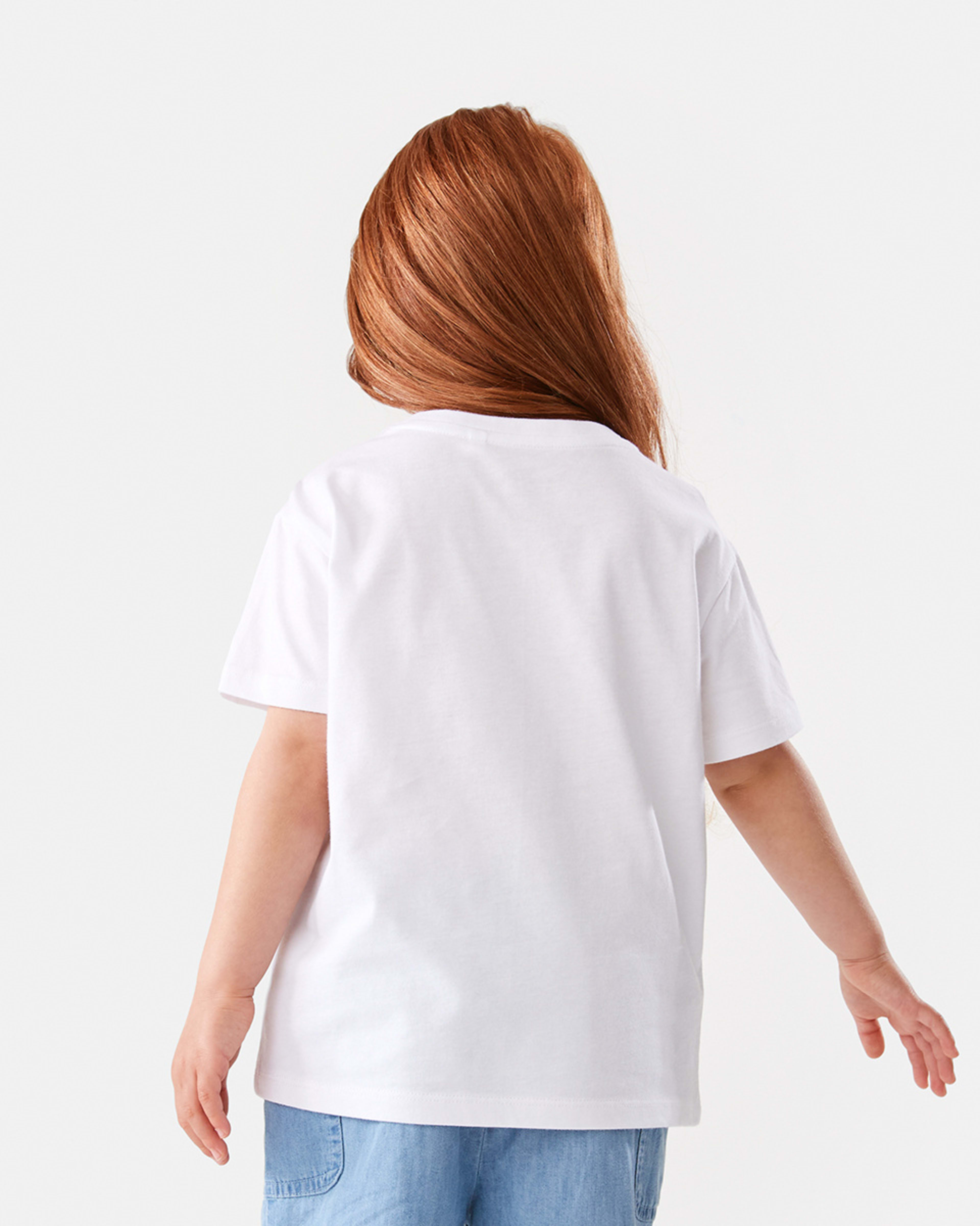 2 Short Sleeve Sequin T-shirt Wht Pinple, 2 of 8