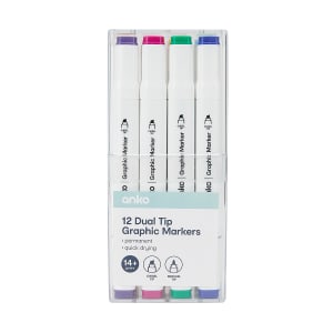 J.Burrows Whiteboard Markers Chisel Pastels 4 Pack