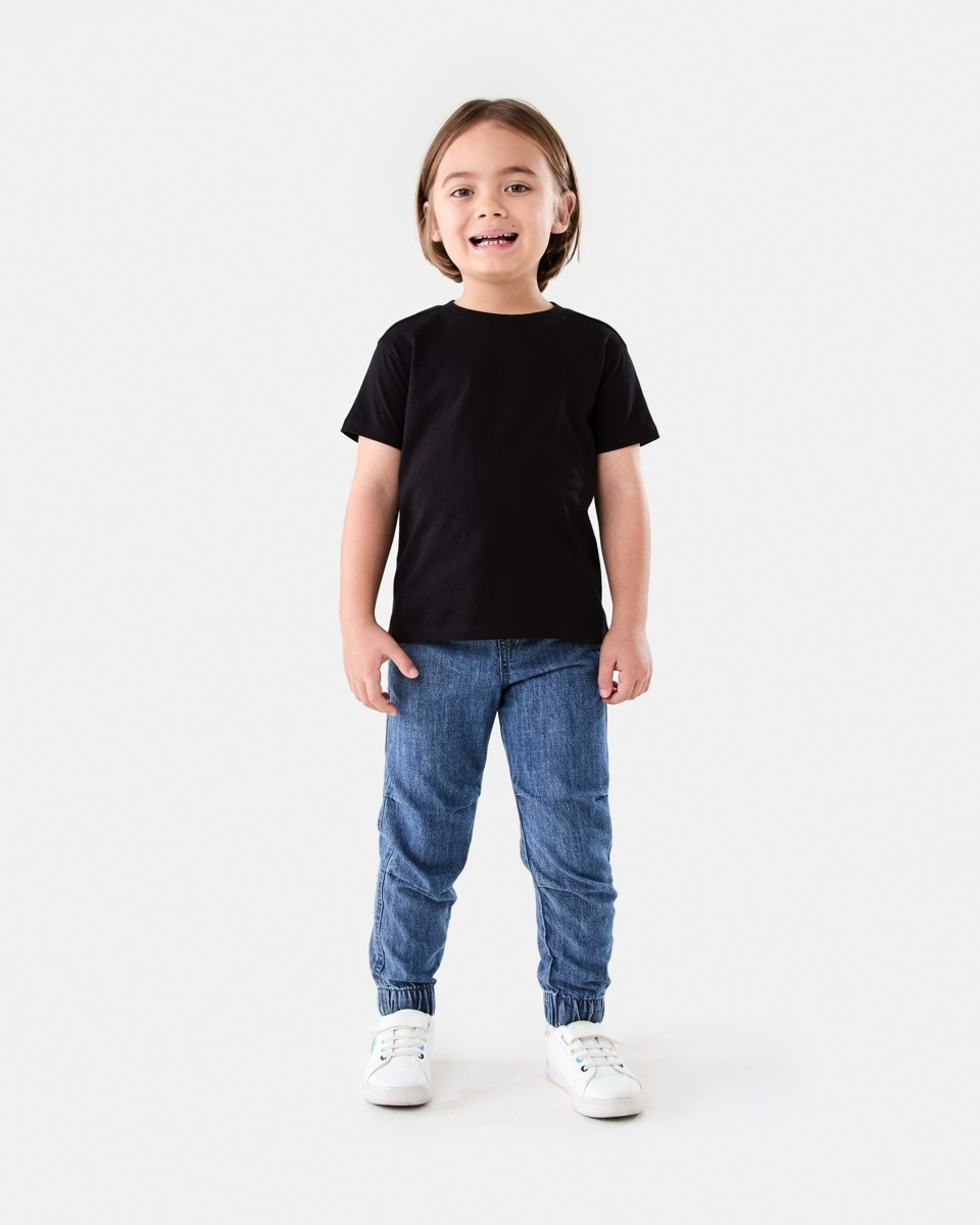 5 Plain T-shirt BLACK, 5 of 6