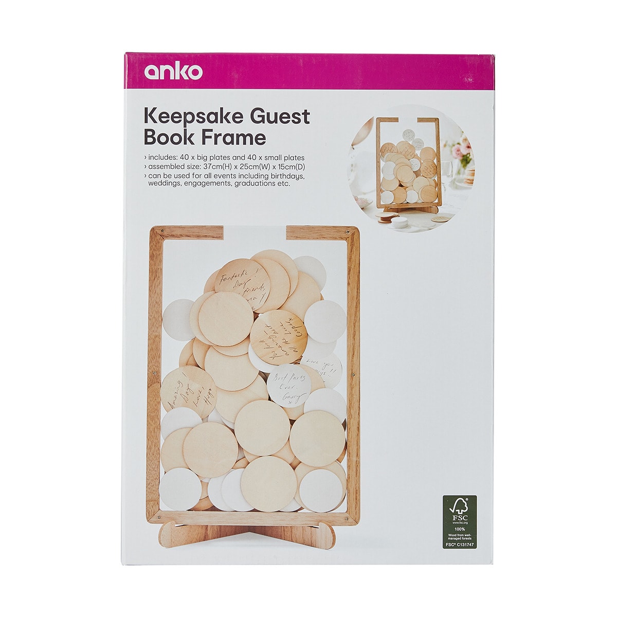 Keepsake Guest Book Frame Kmart