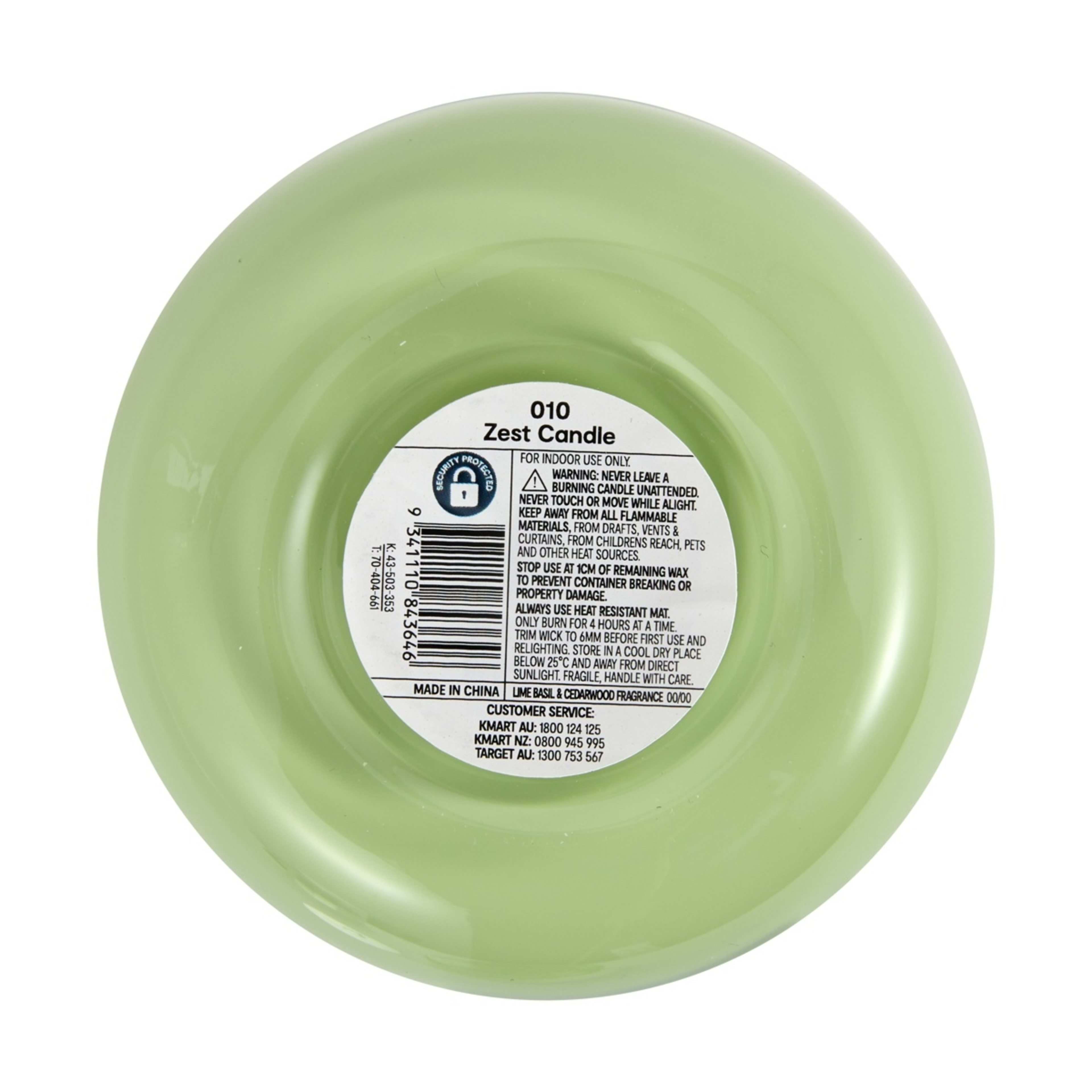 6 No. 010 Zest Fragrant Candle, 6 of 6