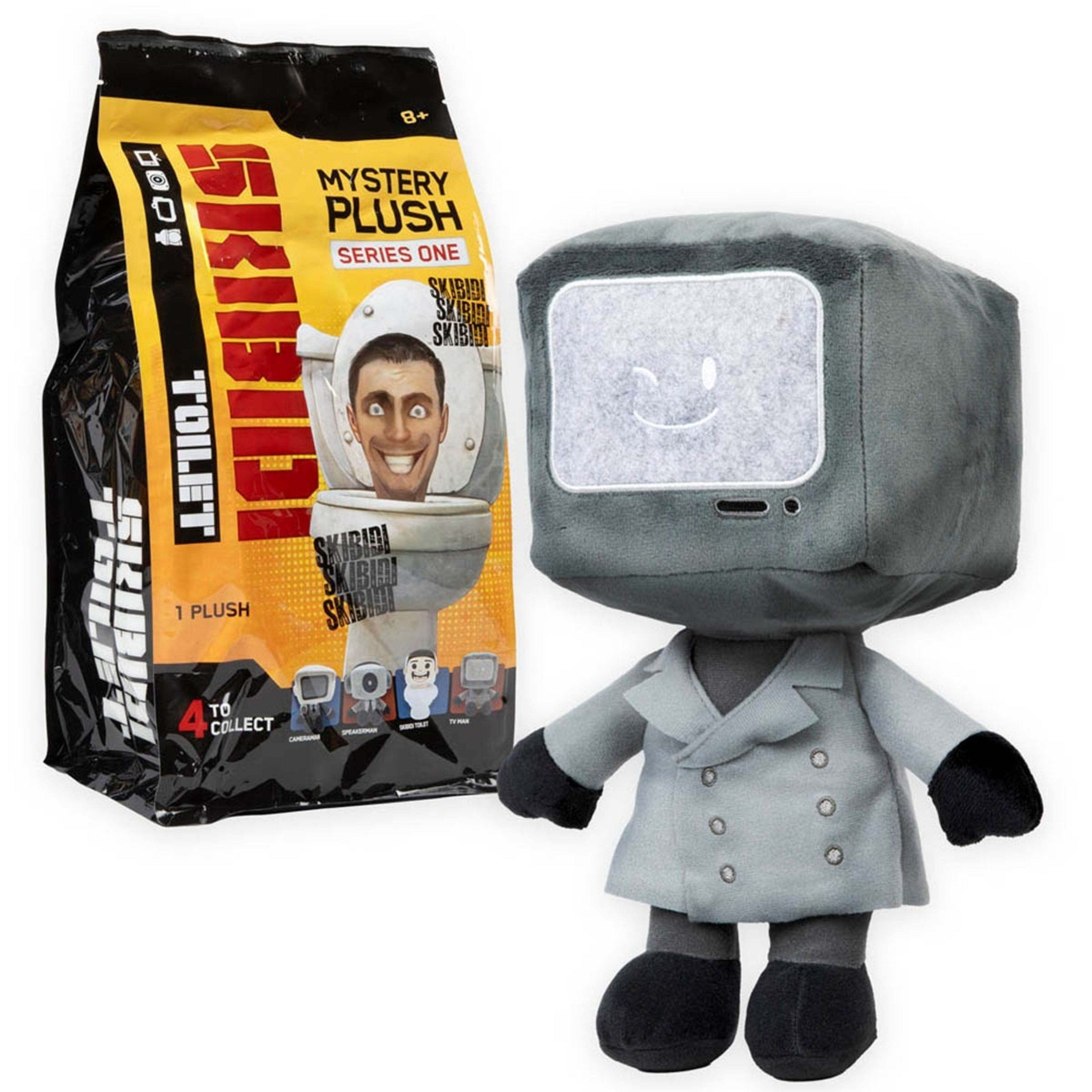 7 28cm Skibidi Toilet Mystery Plush Series One - Assorted, 7 of 7