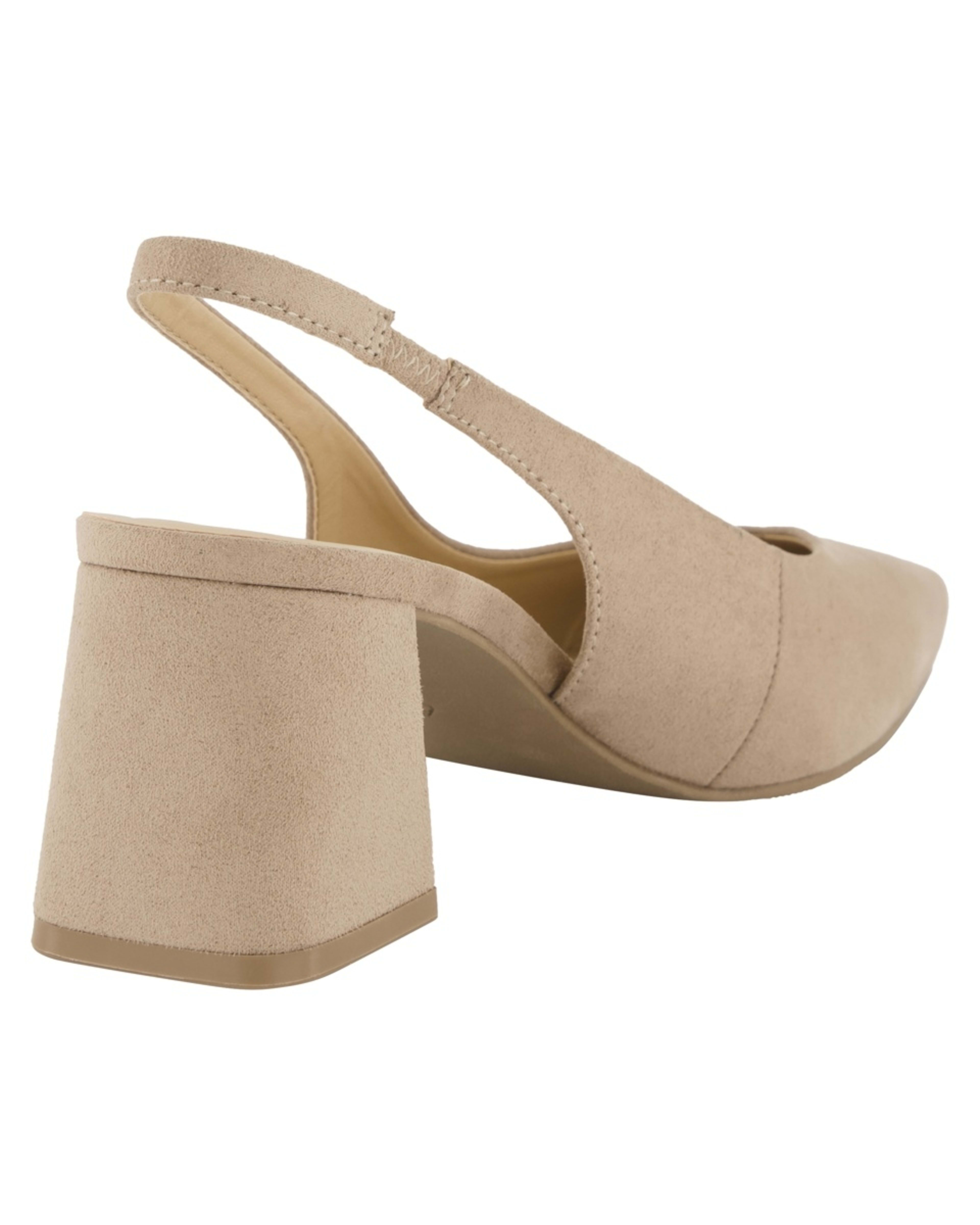 4 Slingback Block Heels Sand, 4 of 5