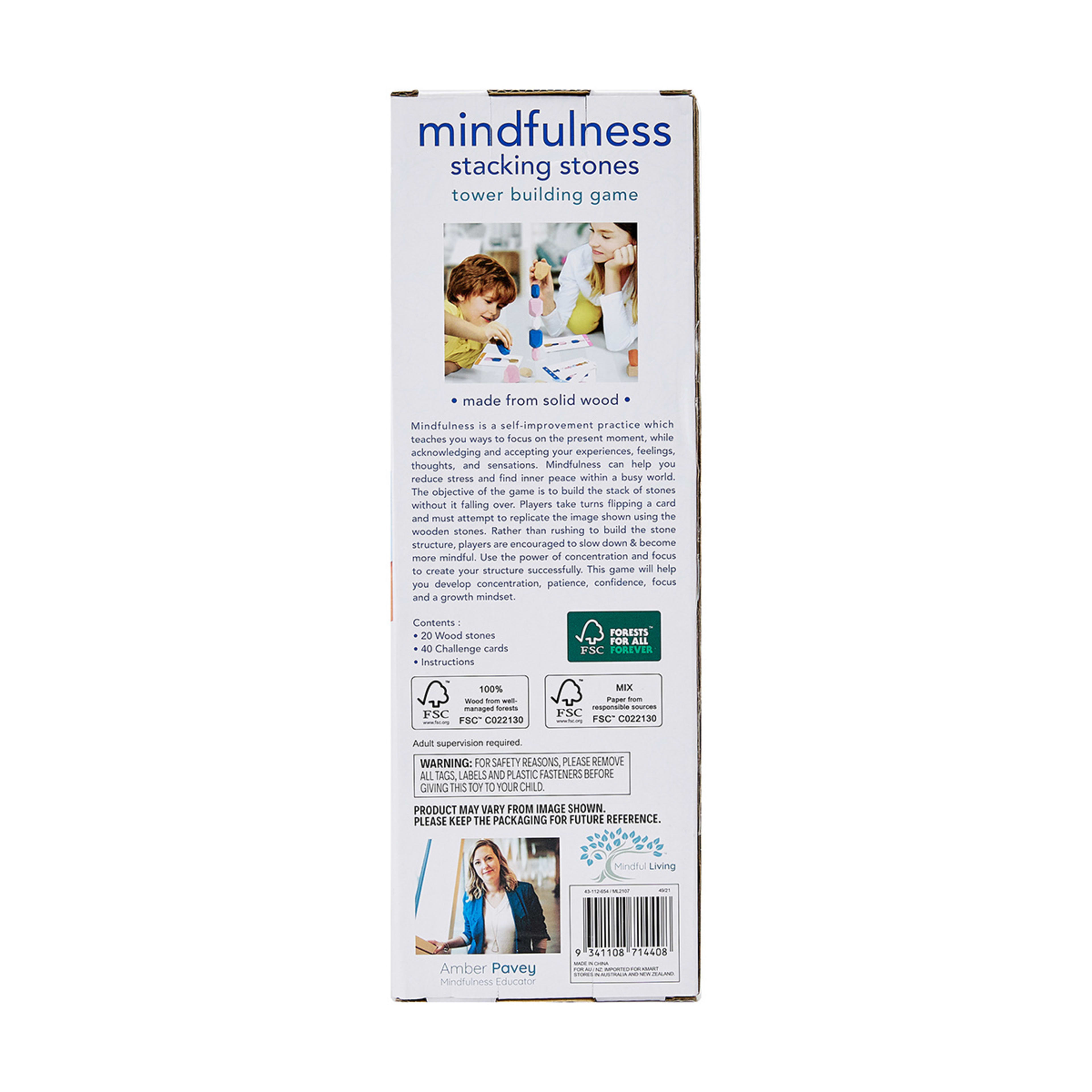 8 Mindfulness Stacking Stones Tower Building Game, 8 of 8