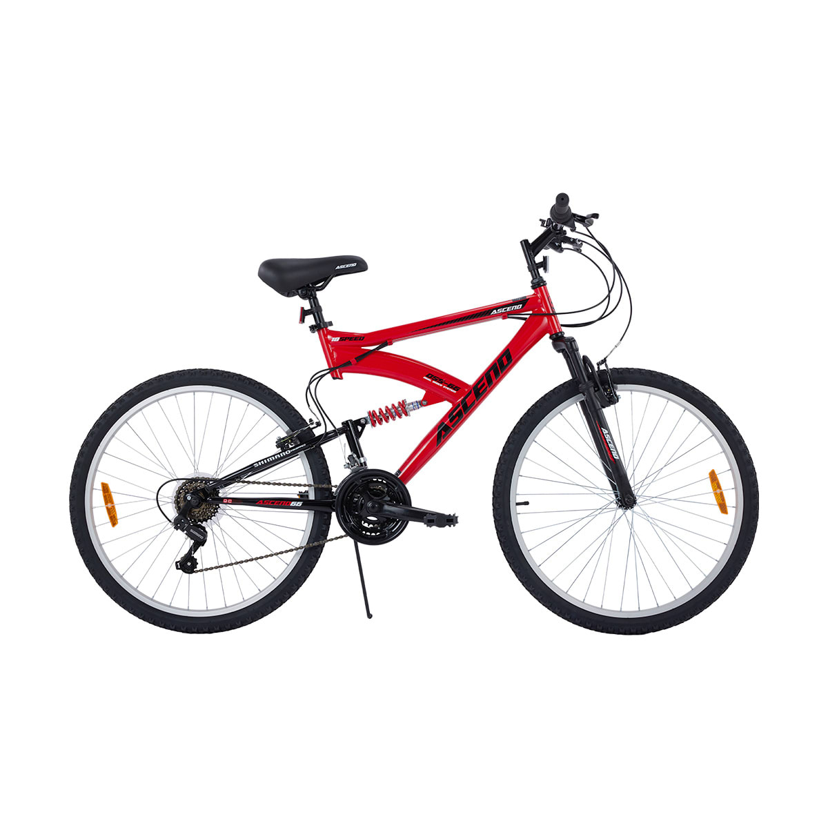 66cm Ascend Dual Suspension Bike Kmart