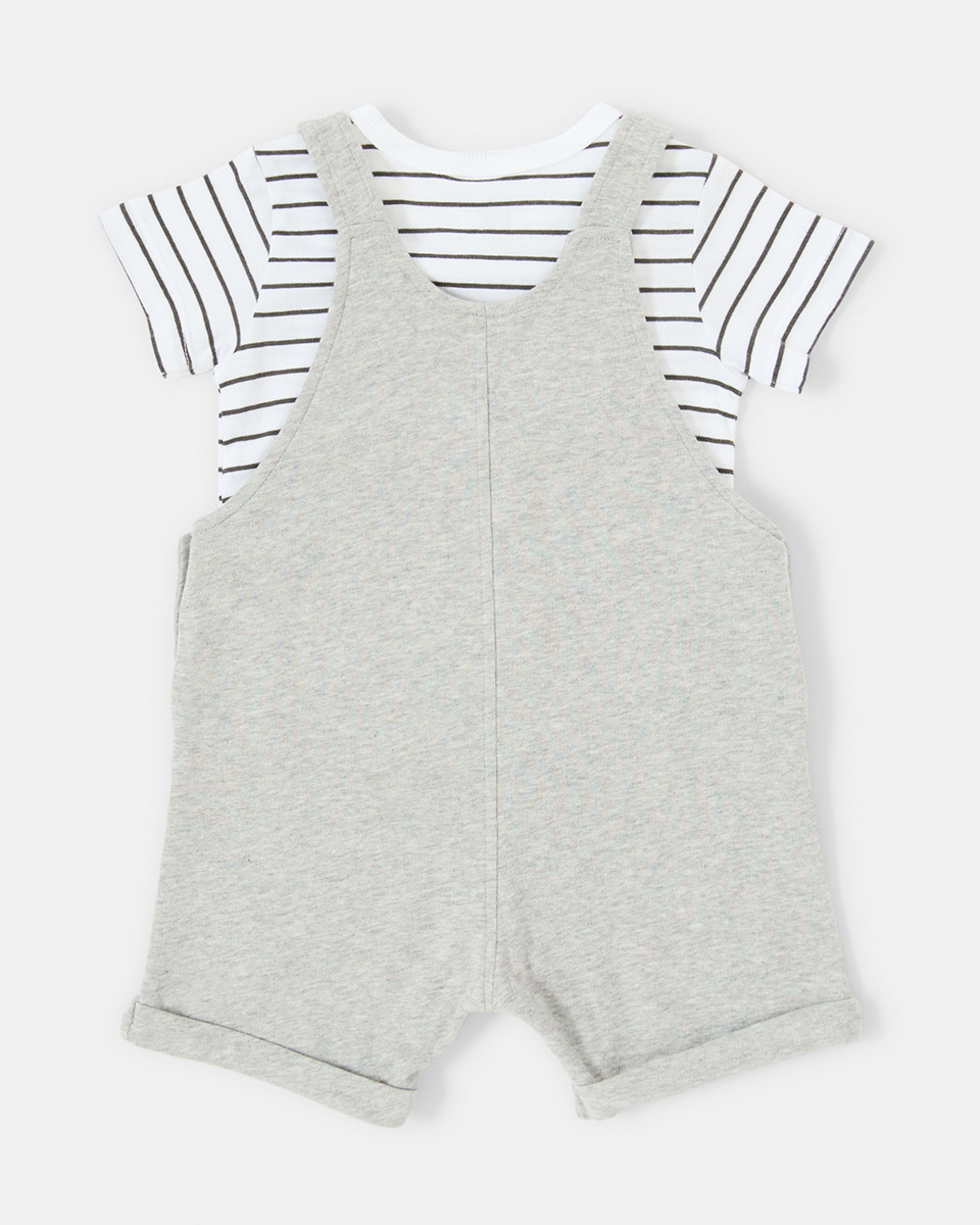 2 Knit Dungaree Set Animals, 2 of 7