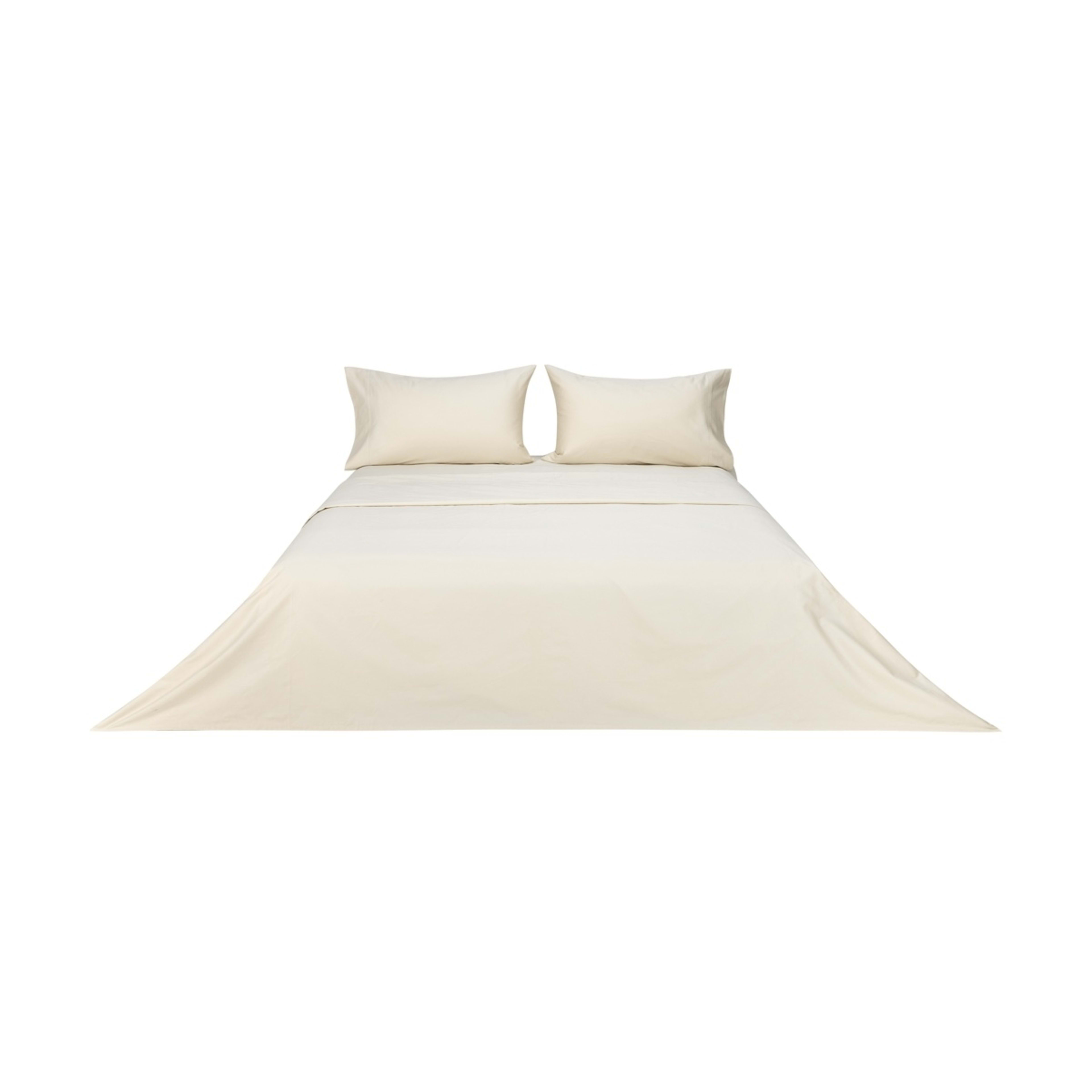 6 500 Thread Count Australian Grown Cotton Sheet Set - Queen Bed, Sand, 6 of 7