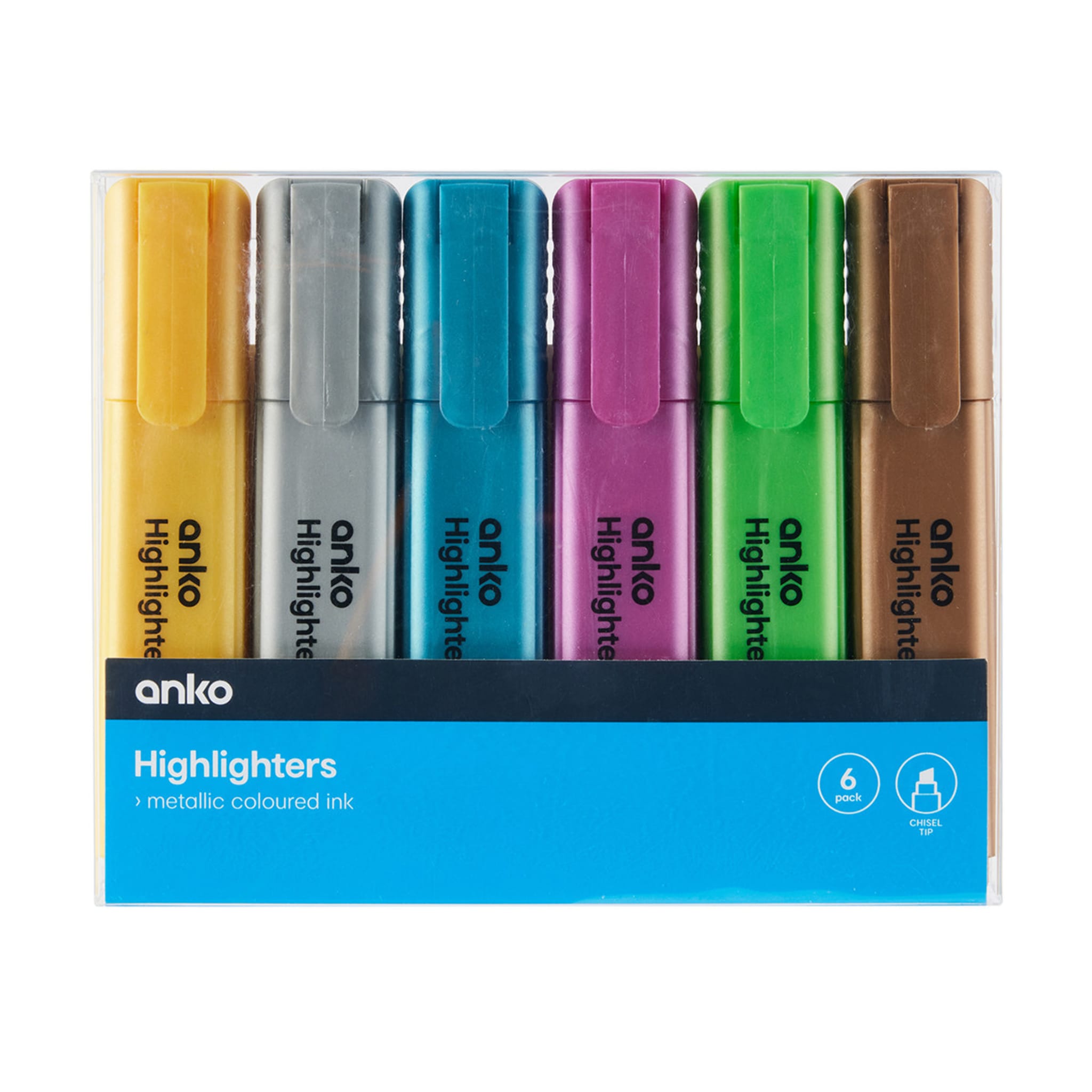 6 Pack Highlighters Kmart NZ