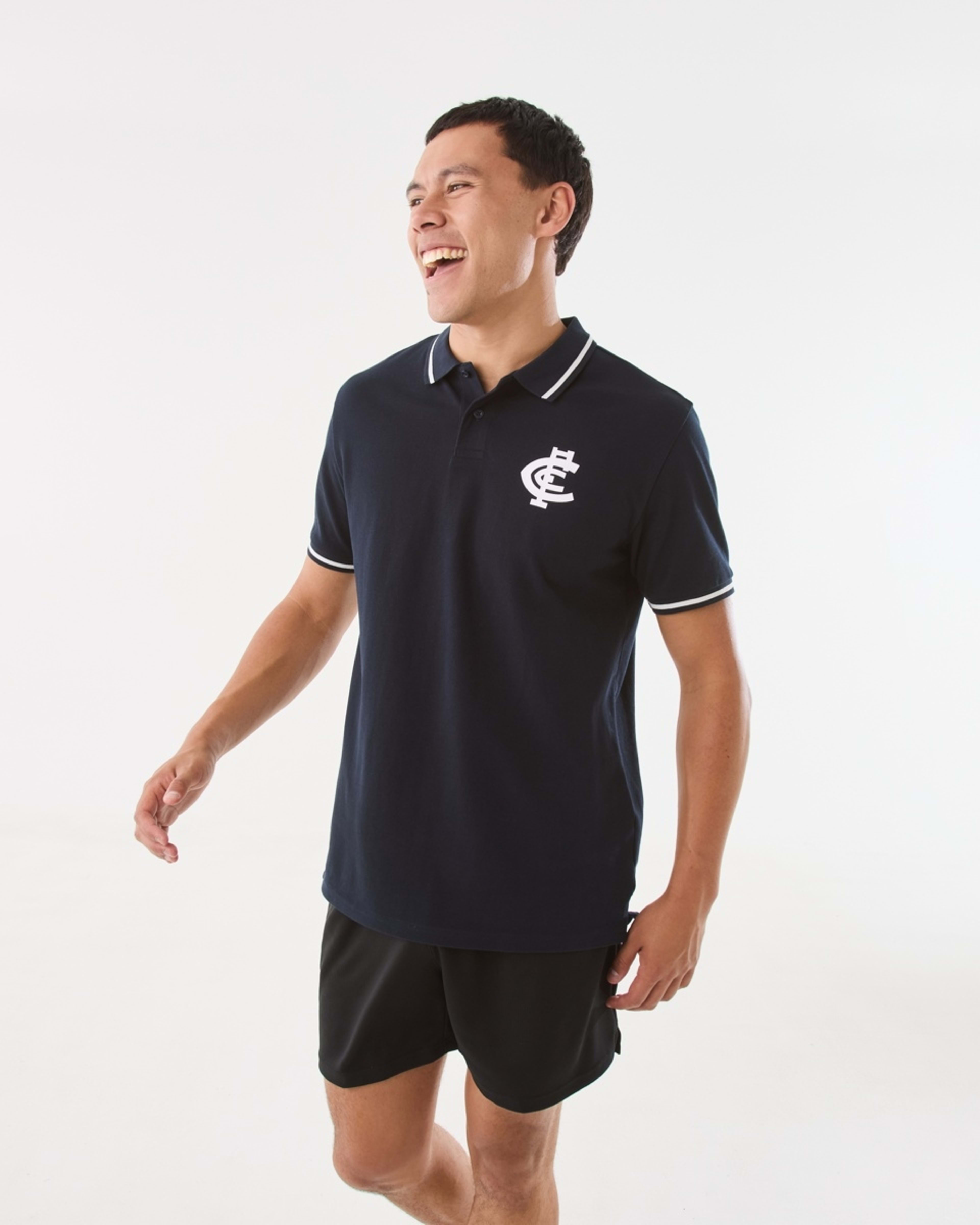 1 Official AFL Adult Polo Shirt Carlton, 1 of 5