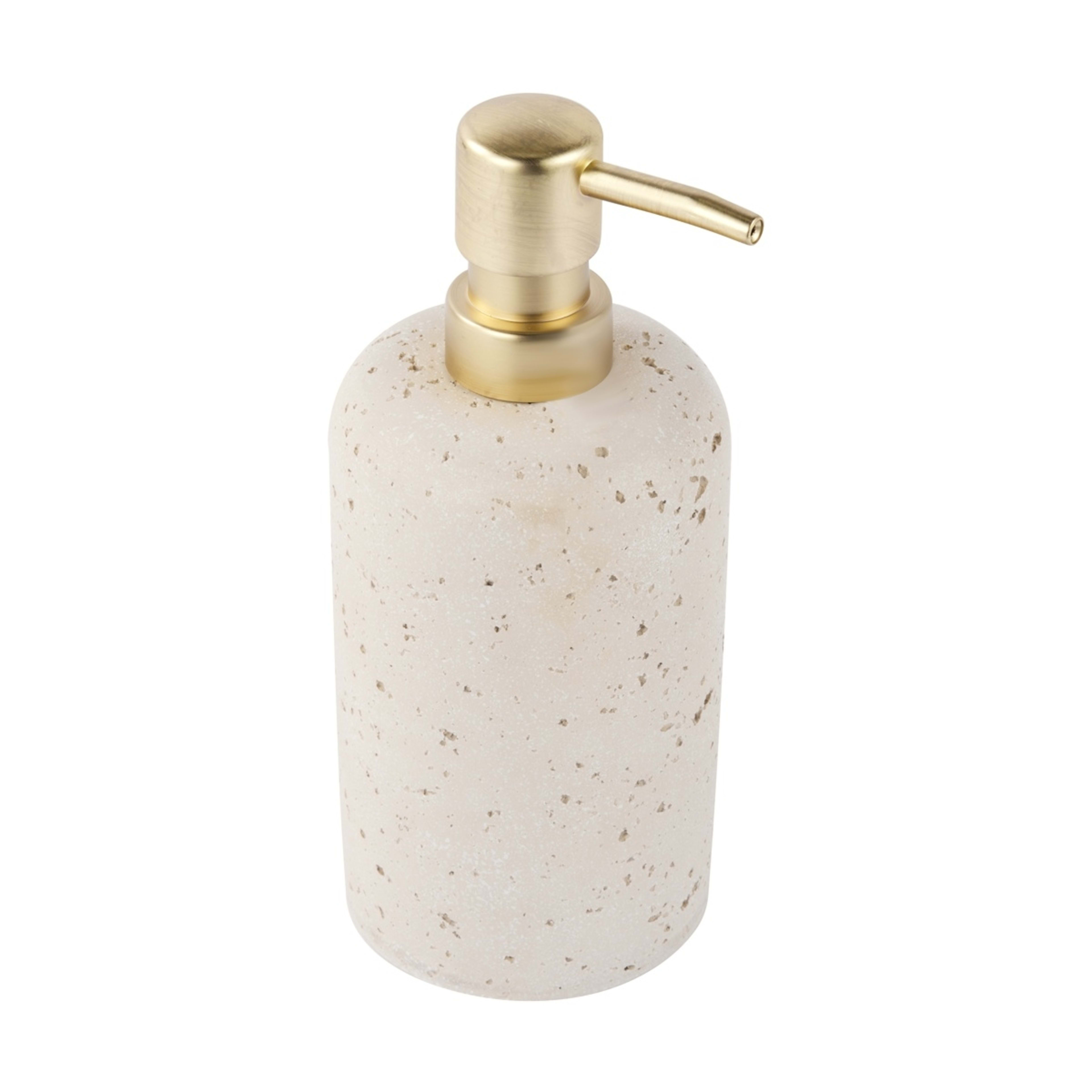 2 Travertine Look Soap Dispenser, 2 of 8