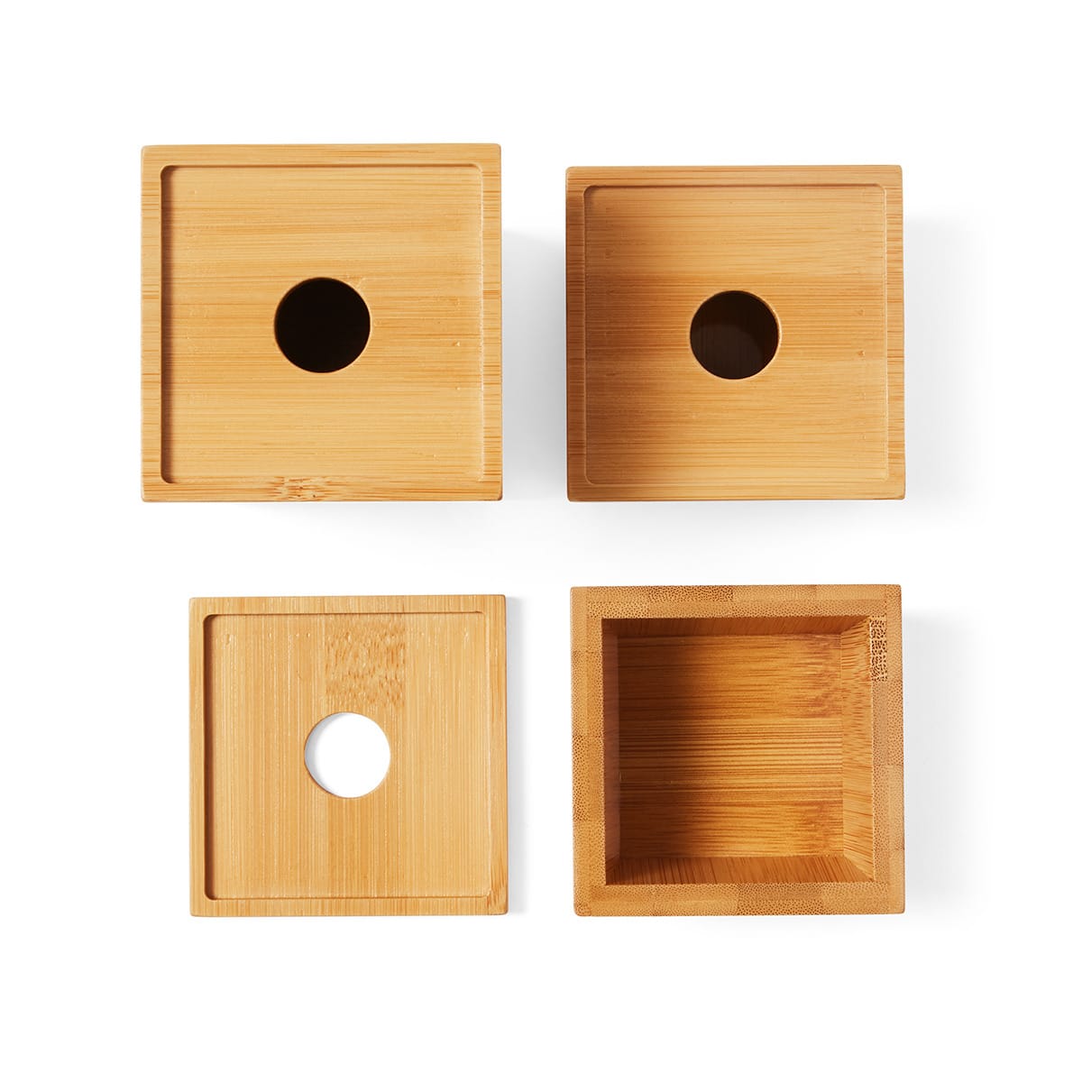 Set of 3 Bamboo Organisers Kmart NZ