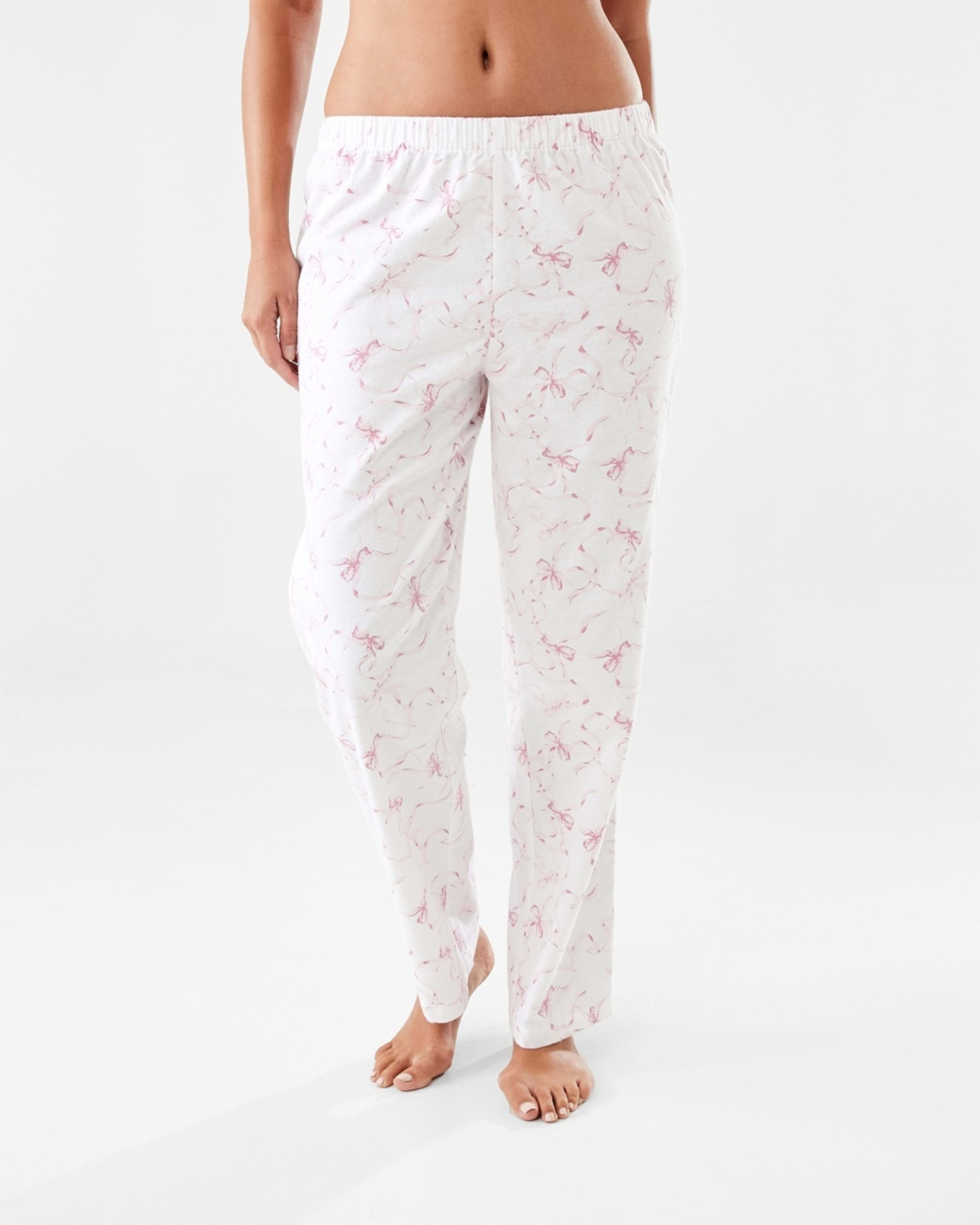 1 Printed Flannel Pants Multi Bow, 1 of 5
