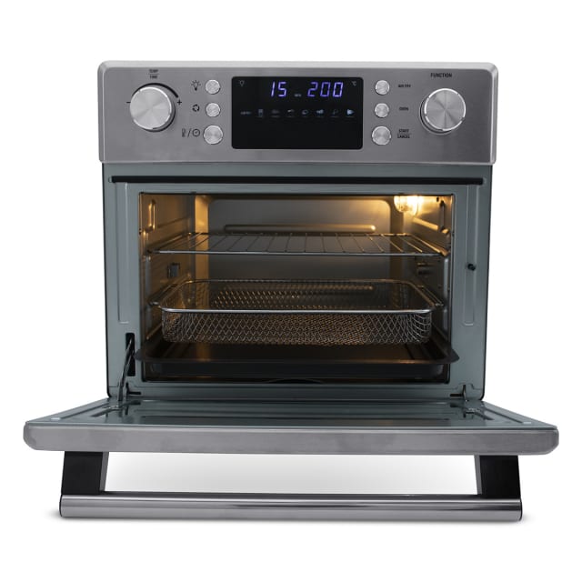 25L Air Fryer and Oven Silver Kmart