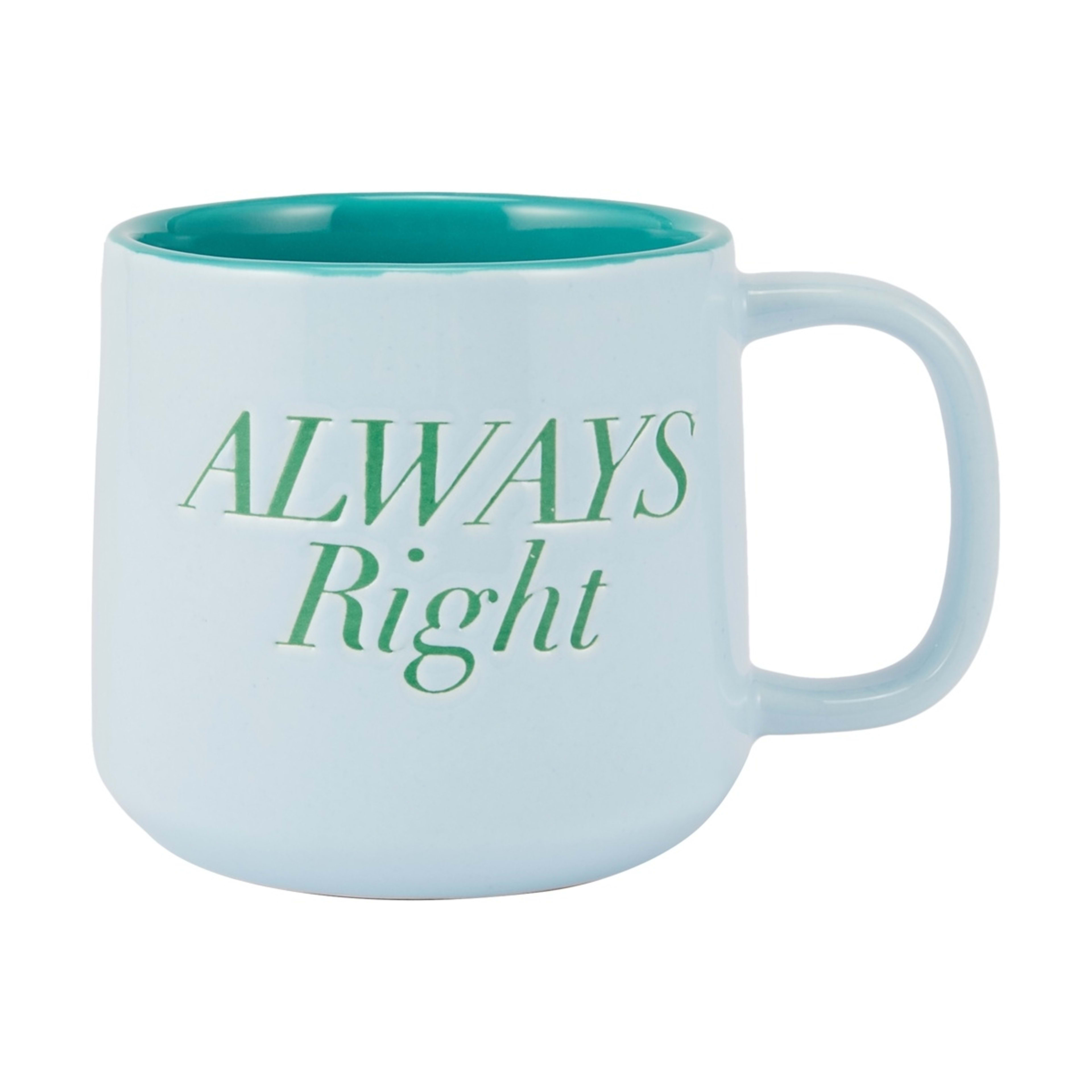 1 Blue Always Right Mug