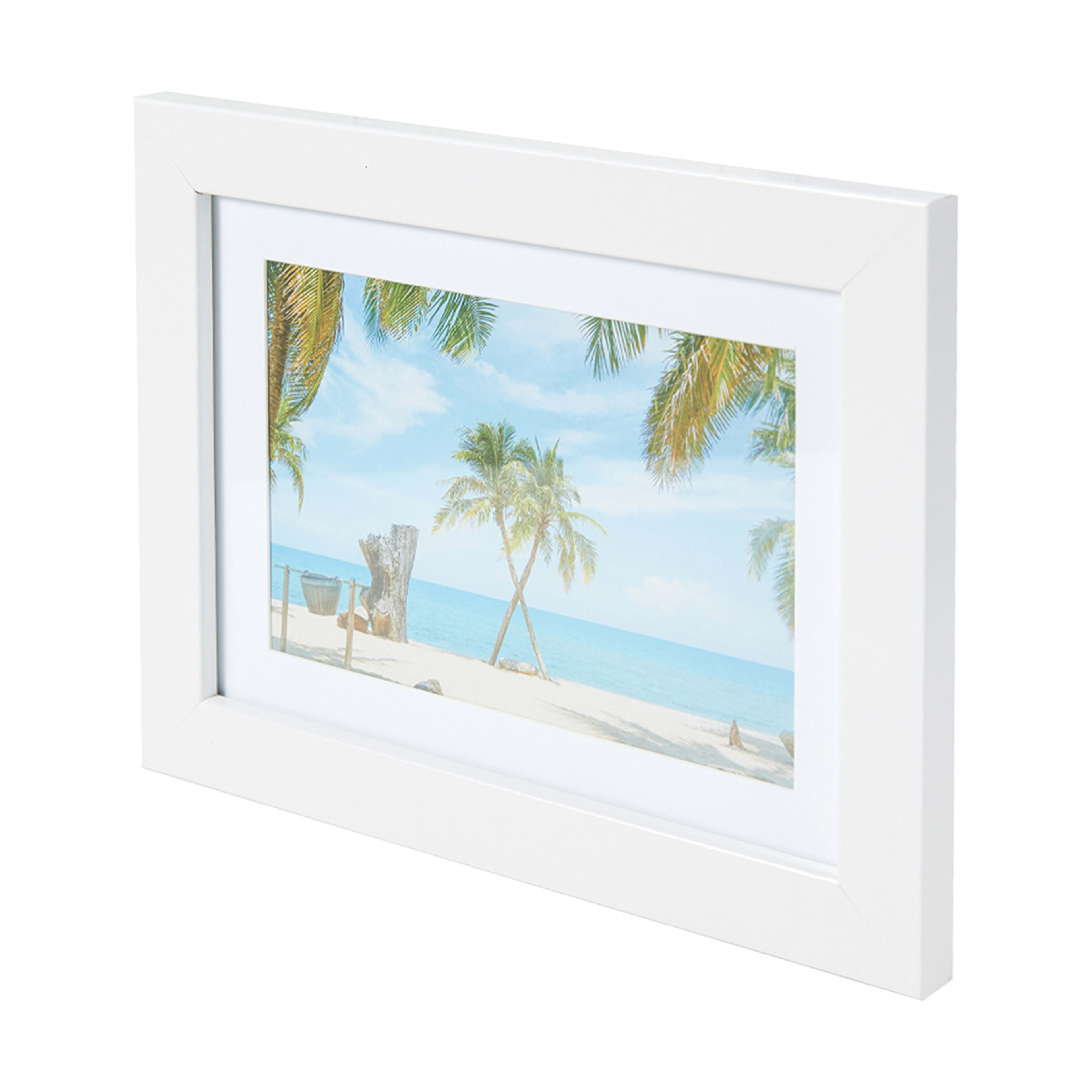 6 8 Piece Wall Photo Frame Set - White, 6 of 10