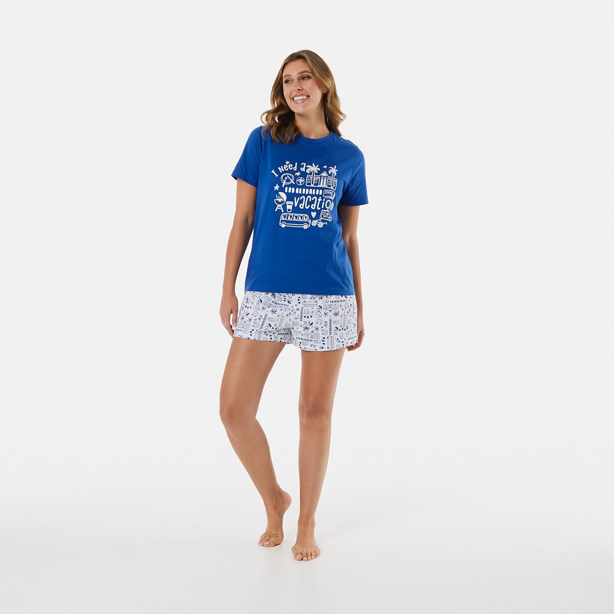 T shirt and Shorts Pyjama Set Kmart