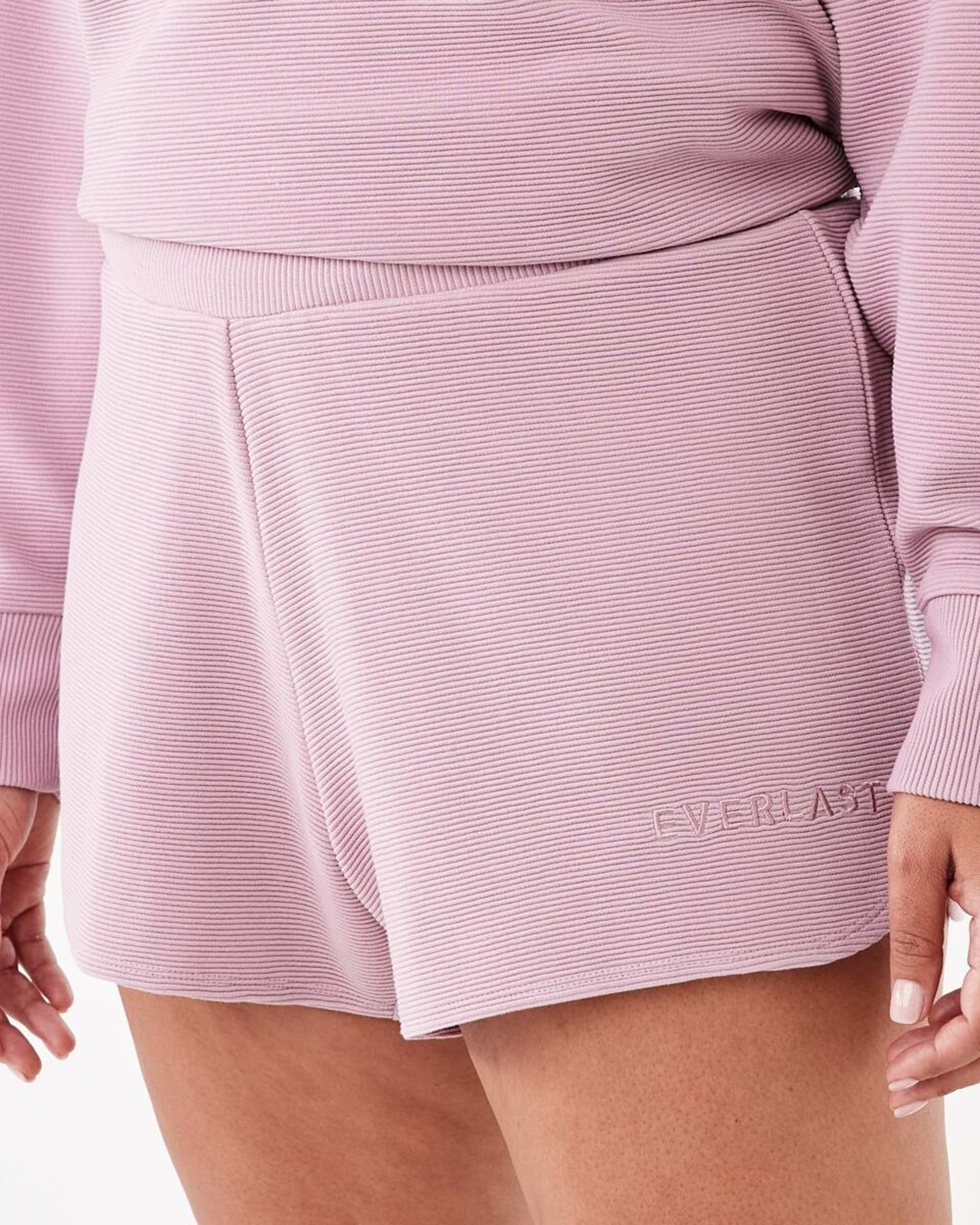 2 Everlast Womens Ottoman Shorts Everlast Dusty Pink, 2 of 8