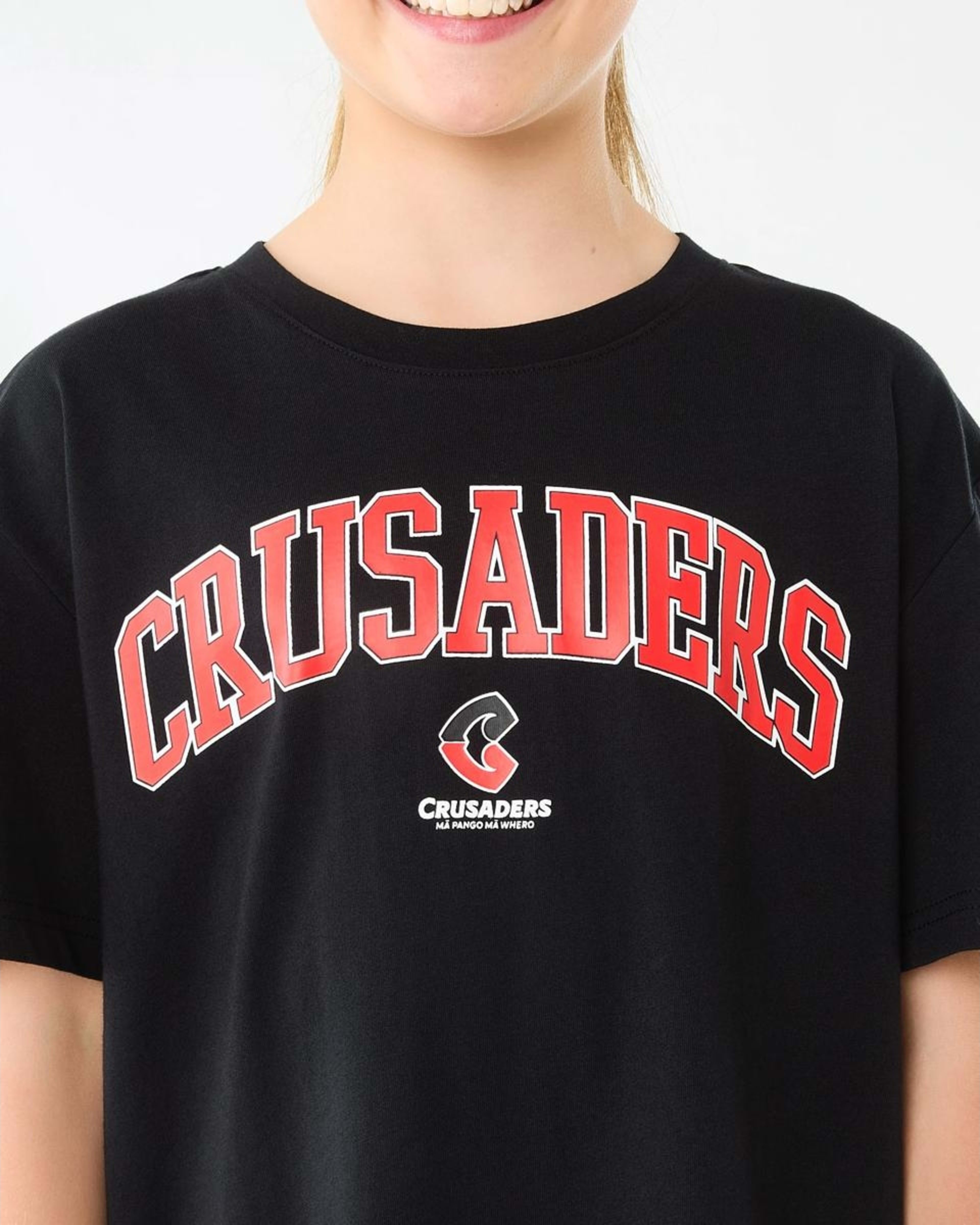 4 Official Super Rugby Youth Jersey T-shirt Crusaders, 4 of 6
