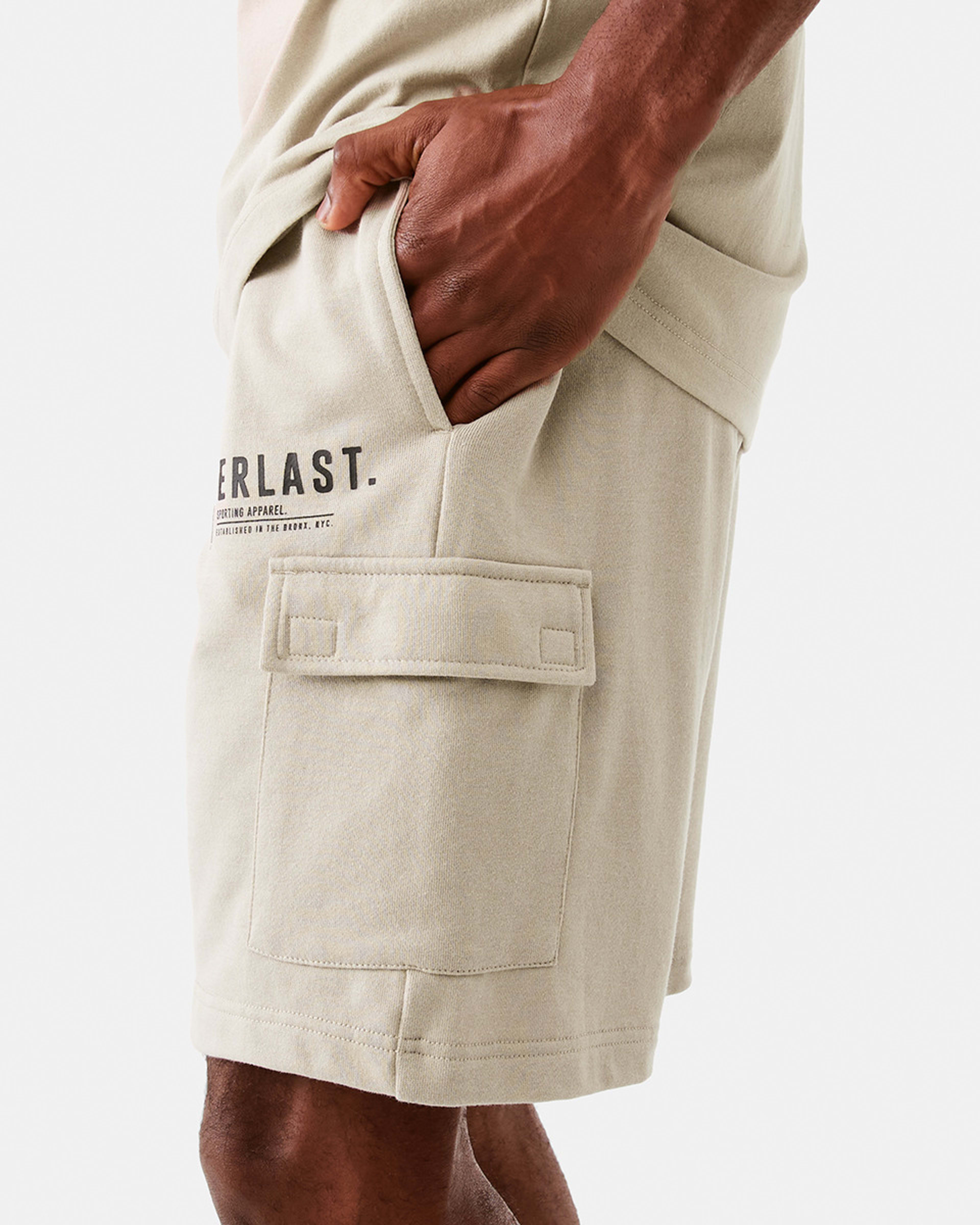 1 Everlast Mens Street Shorts Oatmeal