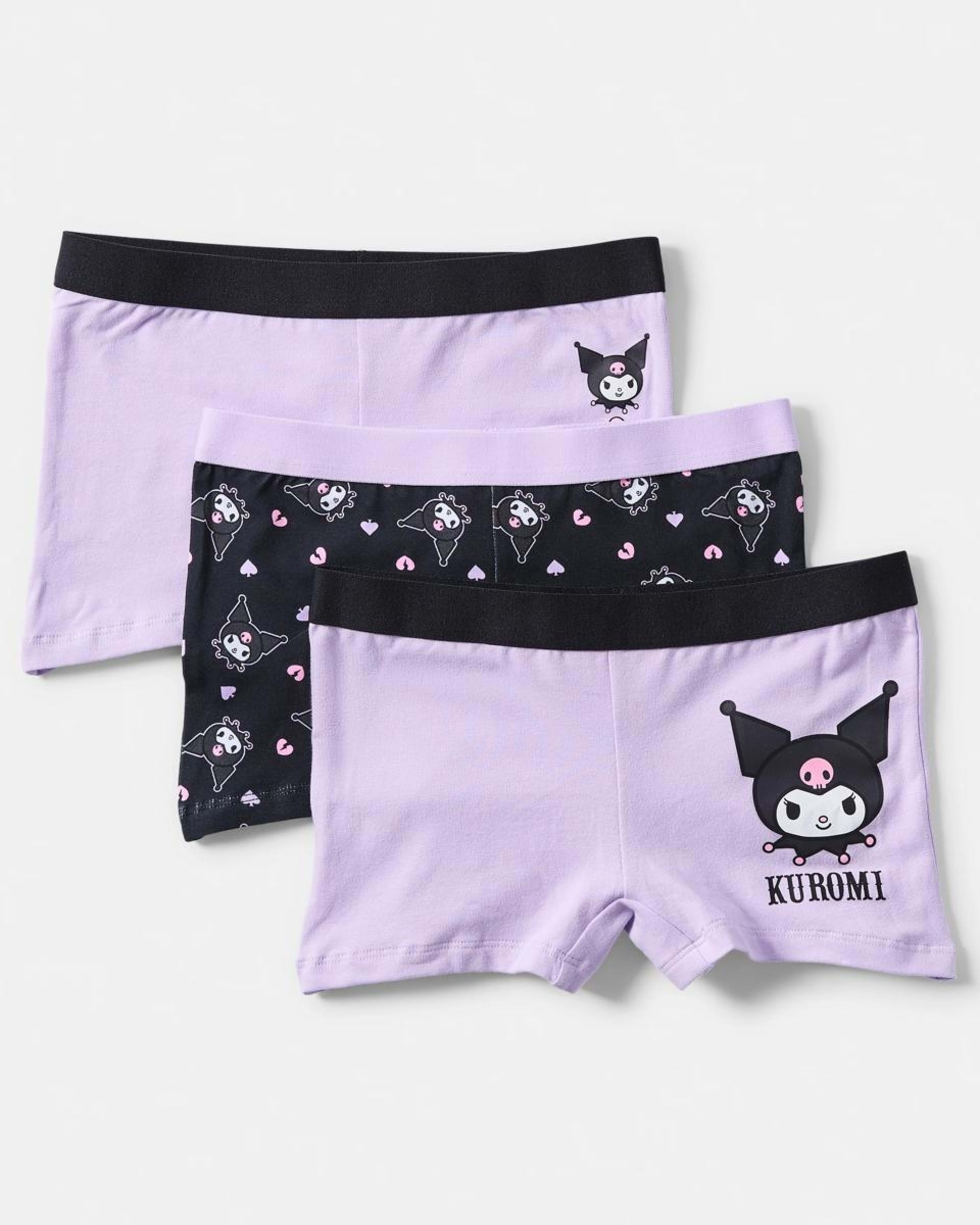 1 3 Pack Kuromi License Shorties KUROMI, 1 of 5