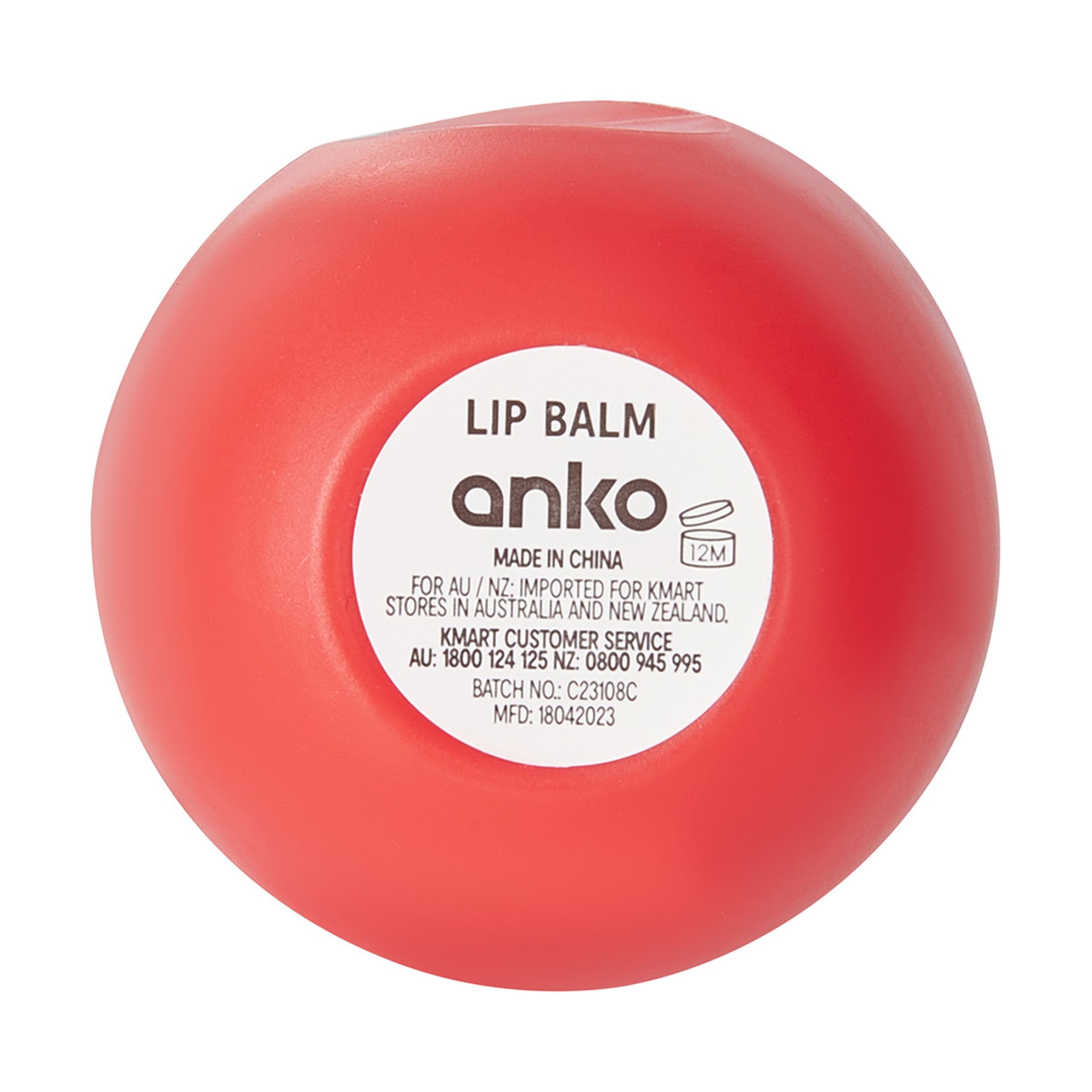 Lip Balm Strawberry Flavour and Shea Butter Kmart