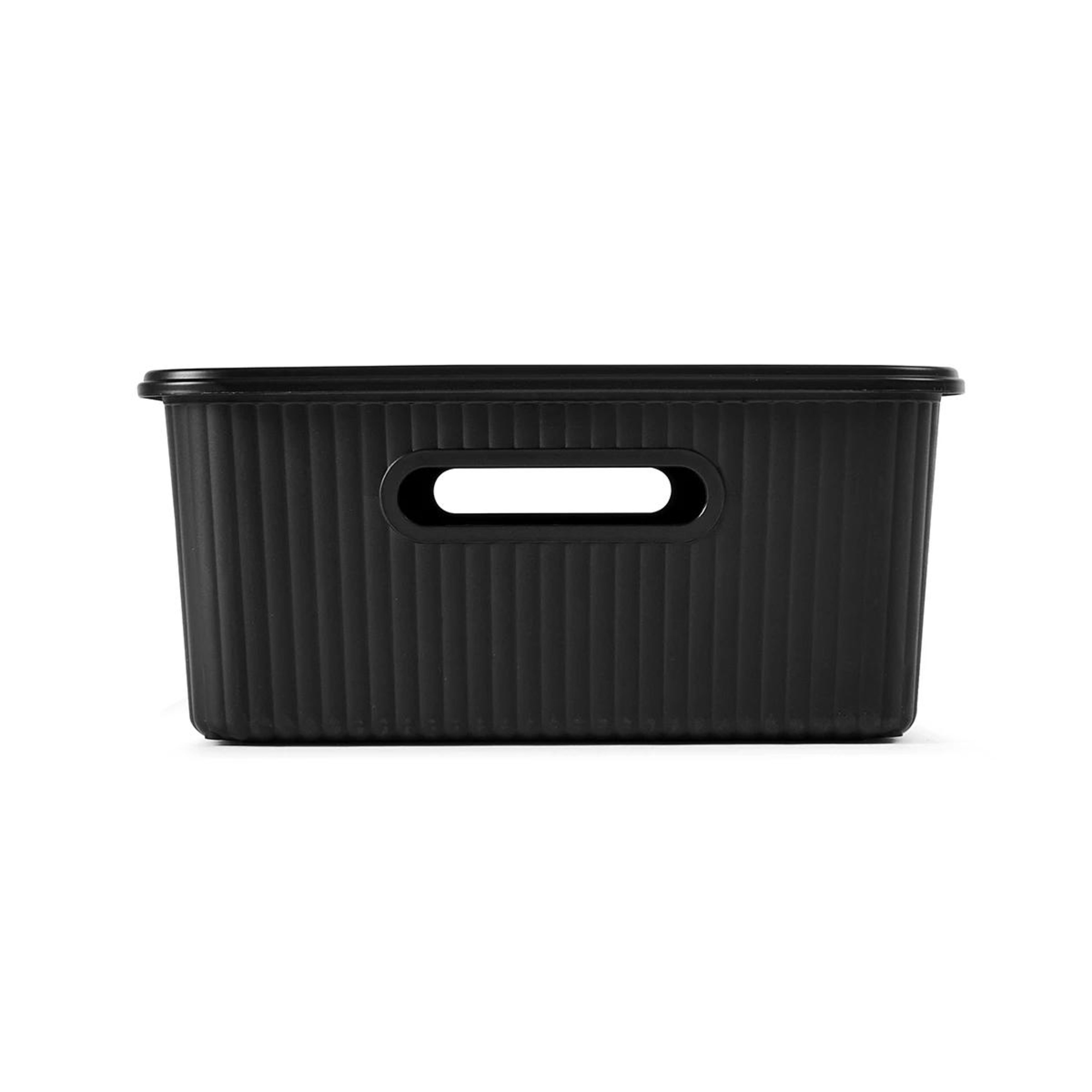 5 11L Ribbed Container - Black, 5 of 10