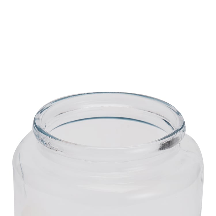 4L Glass Jar with Wood Lid Kmart