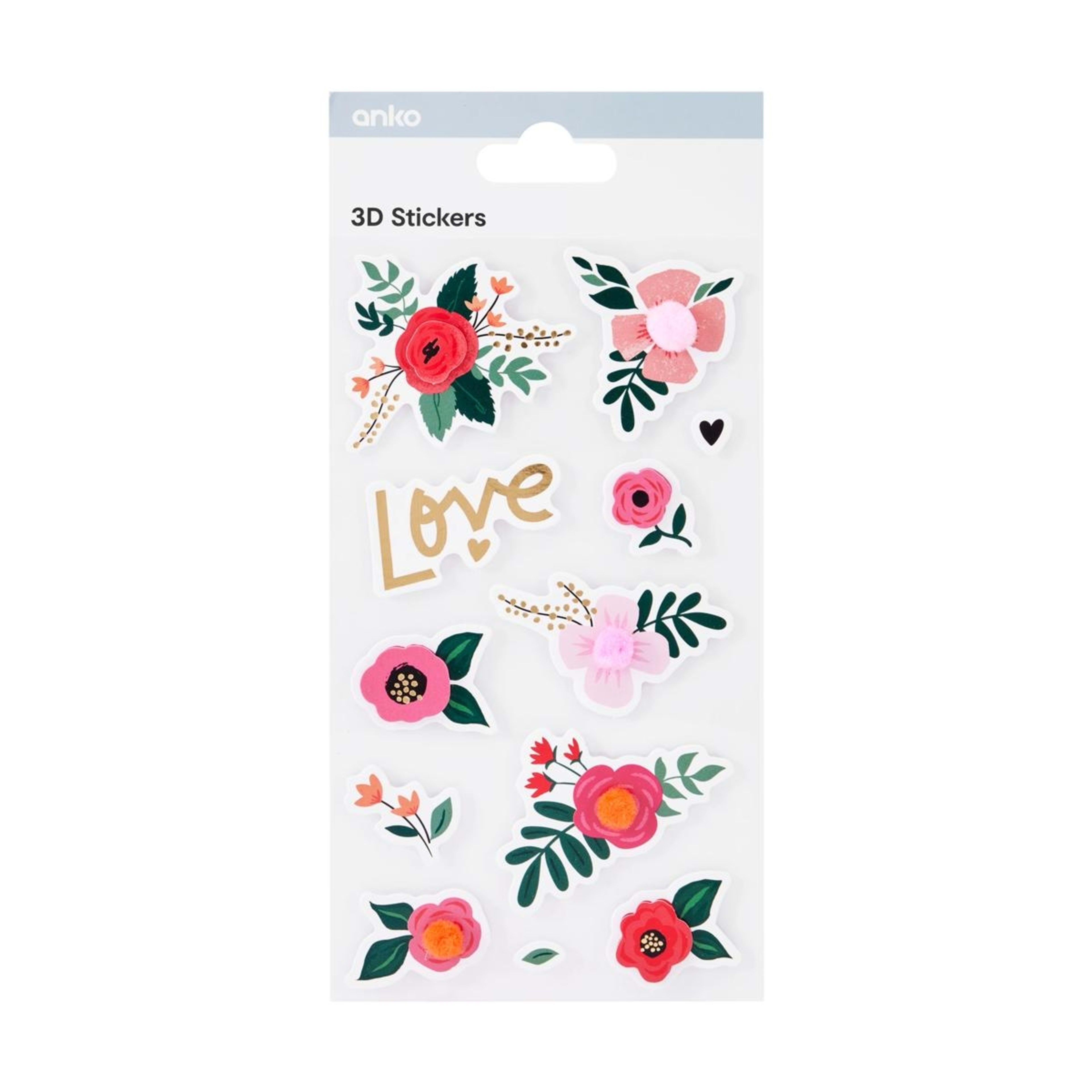 1 3D Stickers - Bouquet, 1 of 3