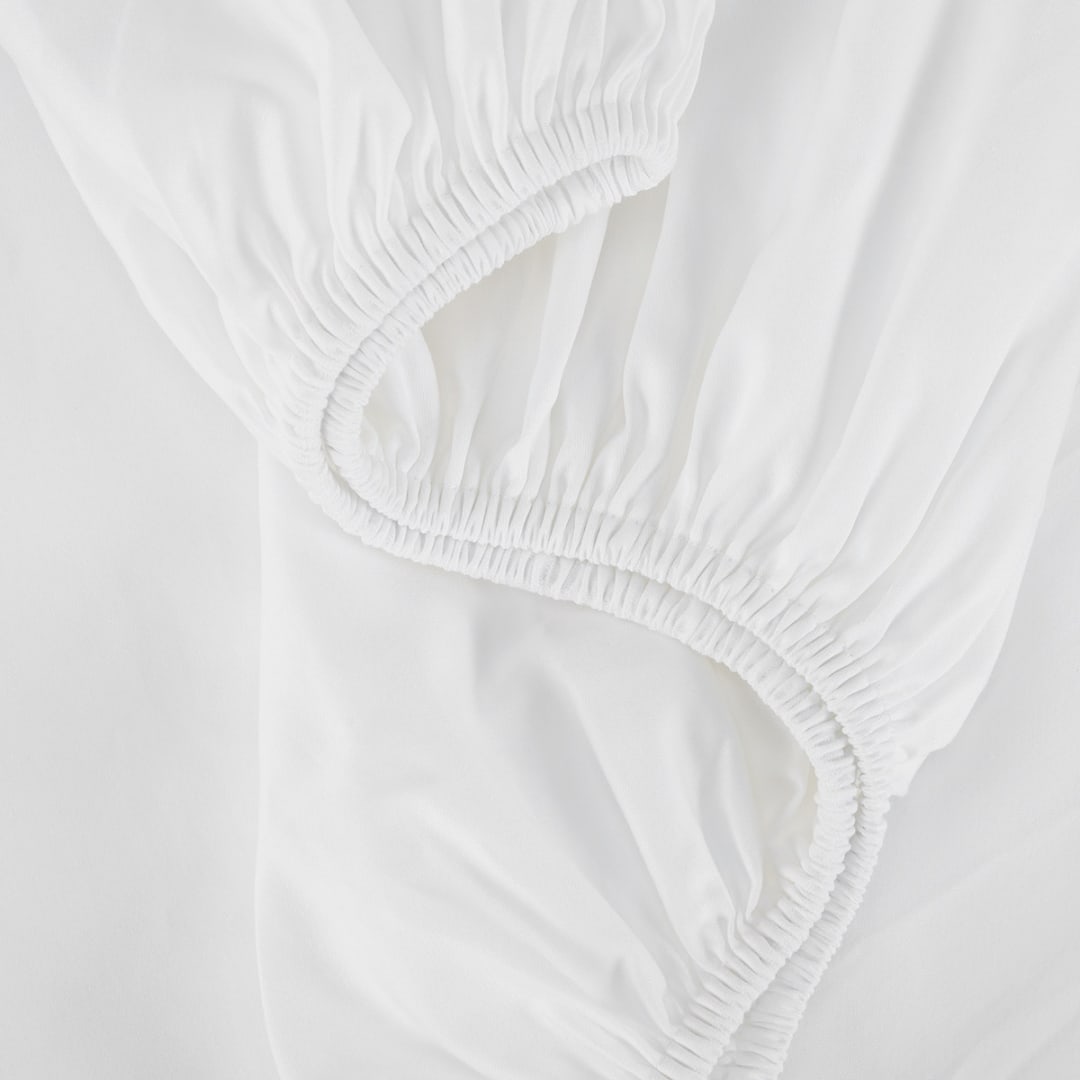 500 Thread Count Australian Grown Cotton Fitted Sheet Double Bed