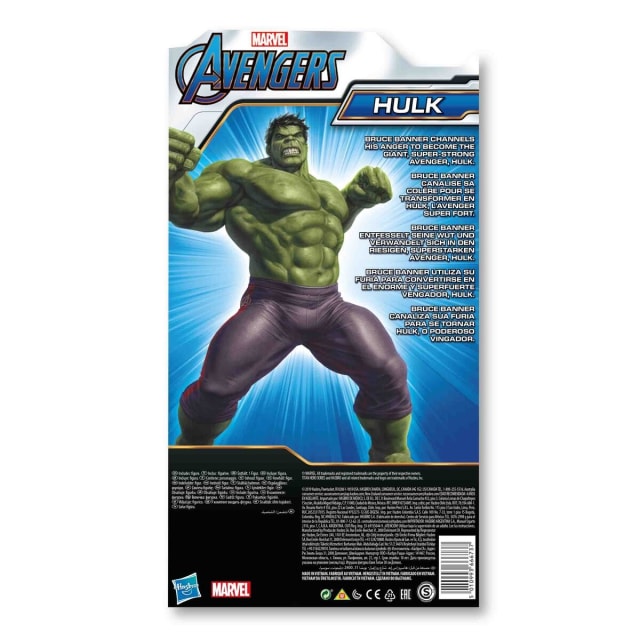 Marvel Avengers Titan Hero Series Blast Gear Deluxe Hulk 12 inch Toy