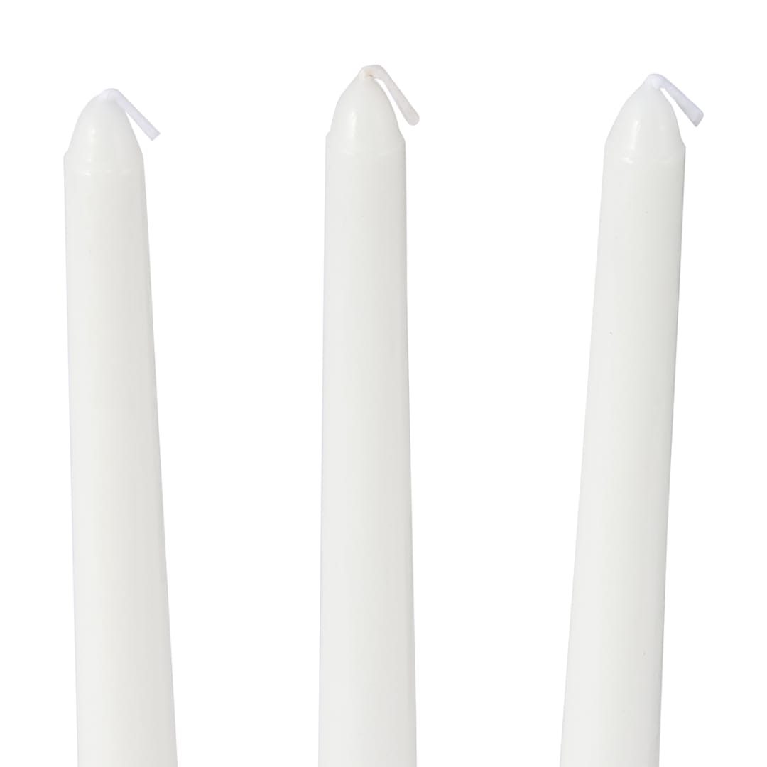 3 Pack White Taper Candles Kmart