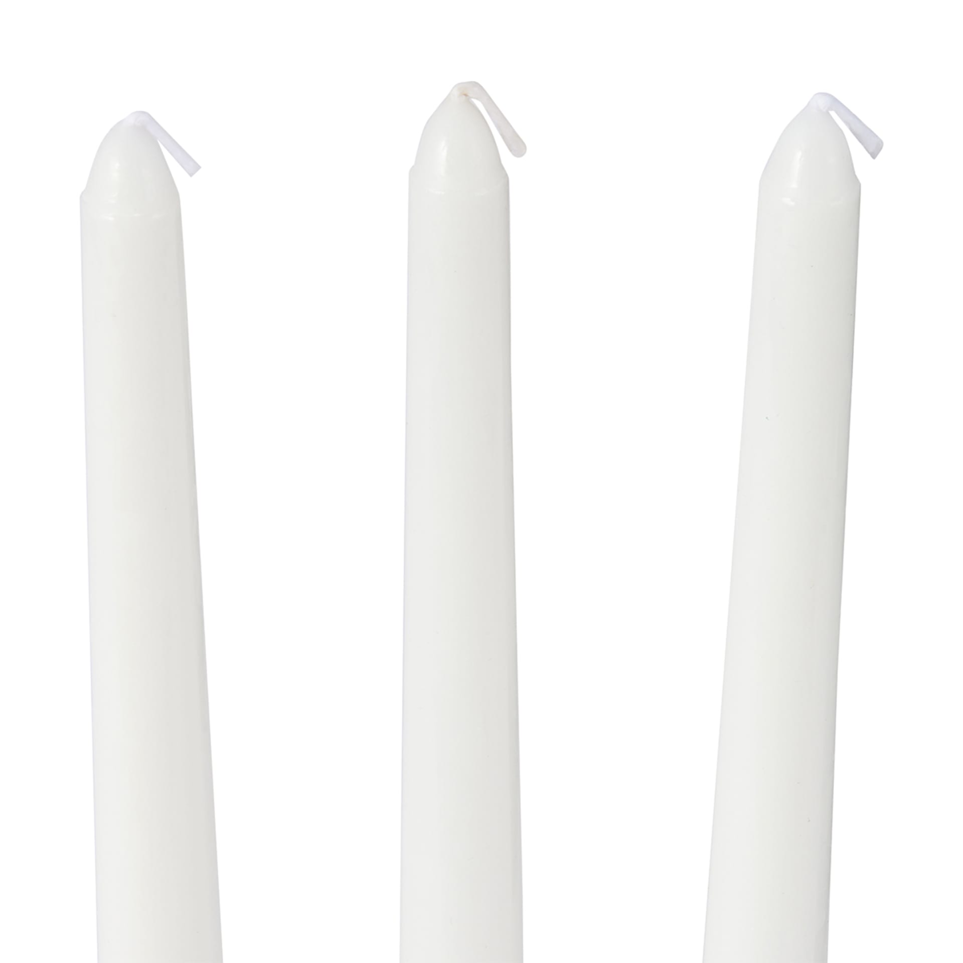 3 Pack White Taper Candles Kmart