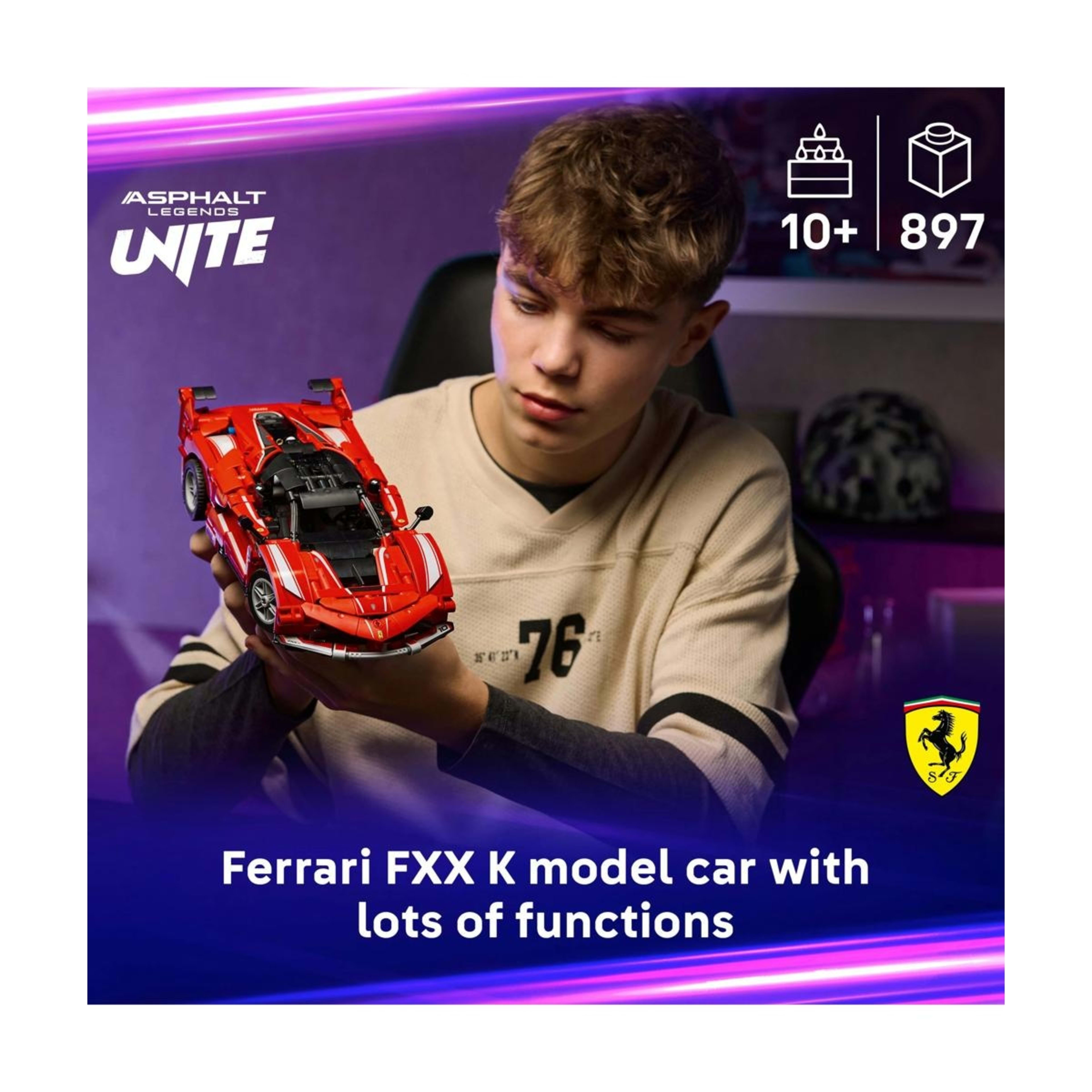 3 LEGO Technic Ferrari FXX K 42212, 3 of 10