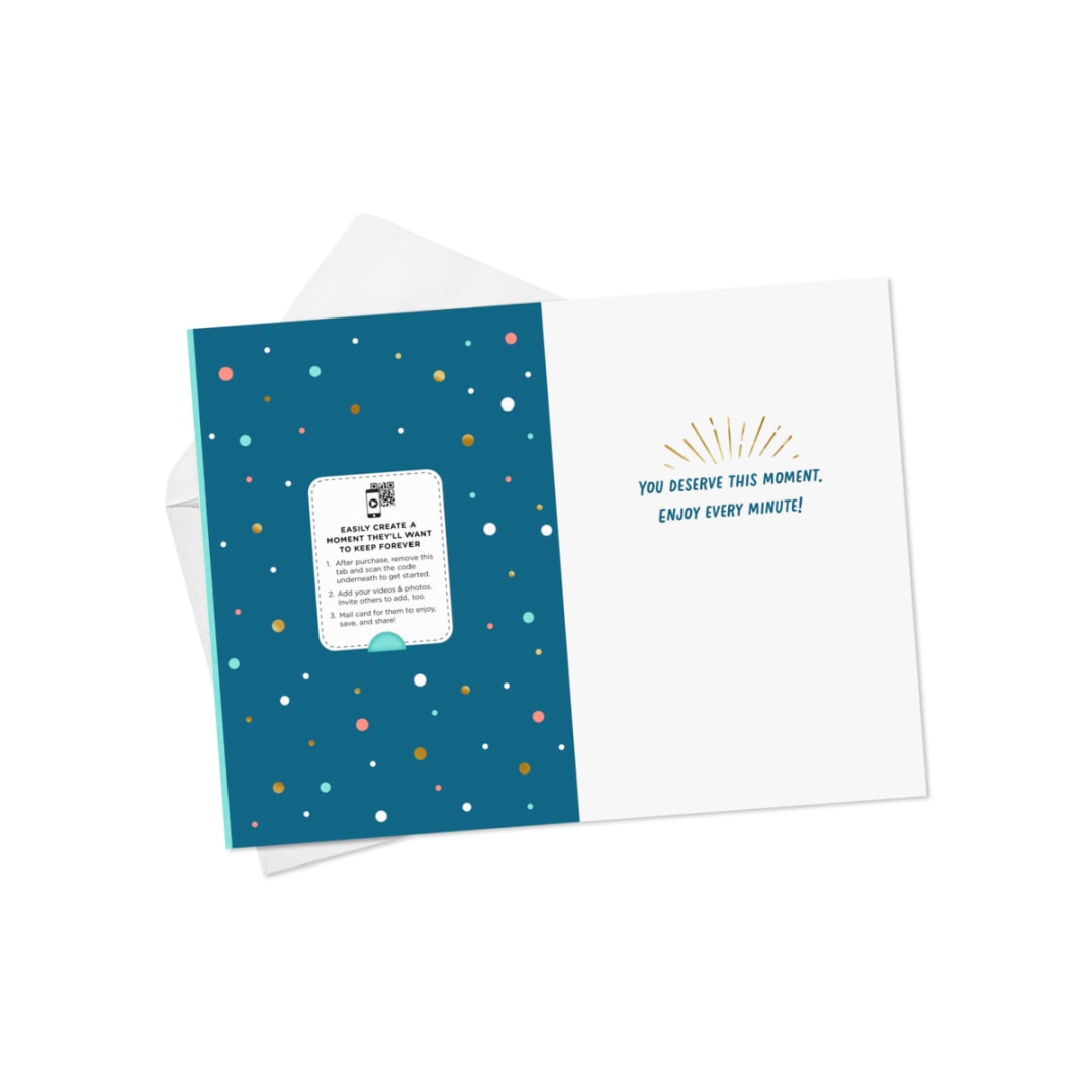 Hallmark You Deserve This Moment Video Greeting Congratulations Card