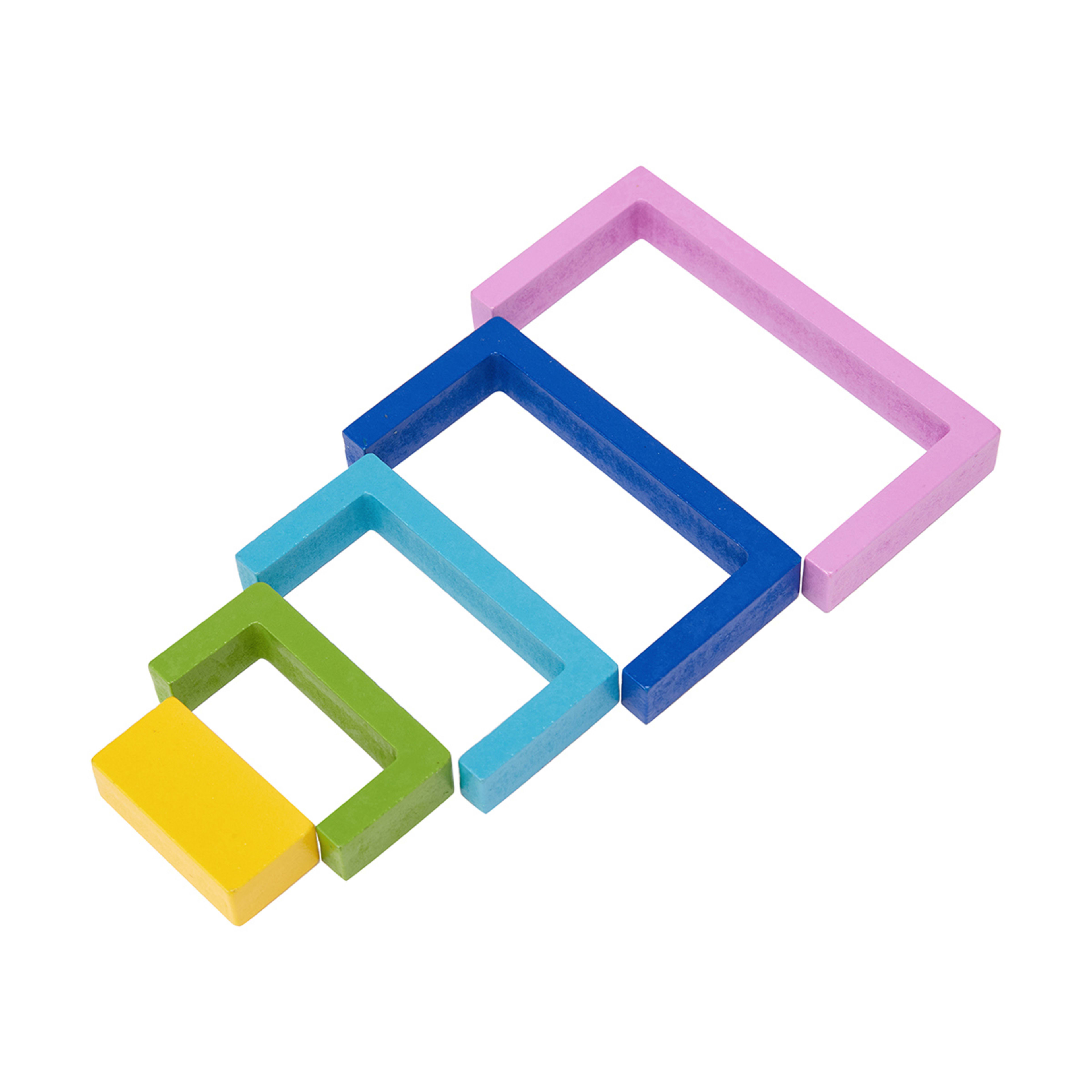 47 Piece Mindfulness Balance Geometric Wooden Blocks Kmart