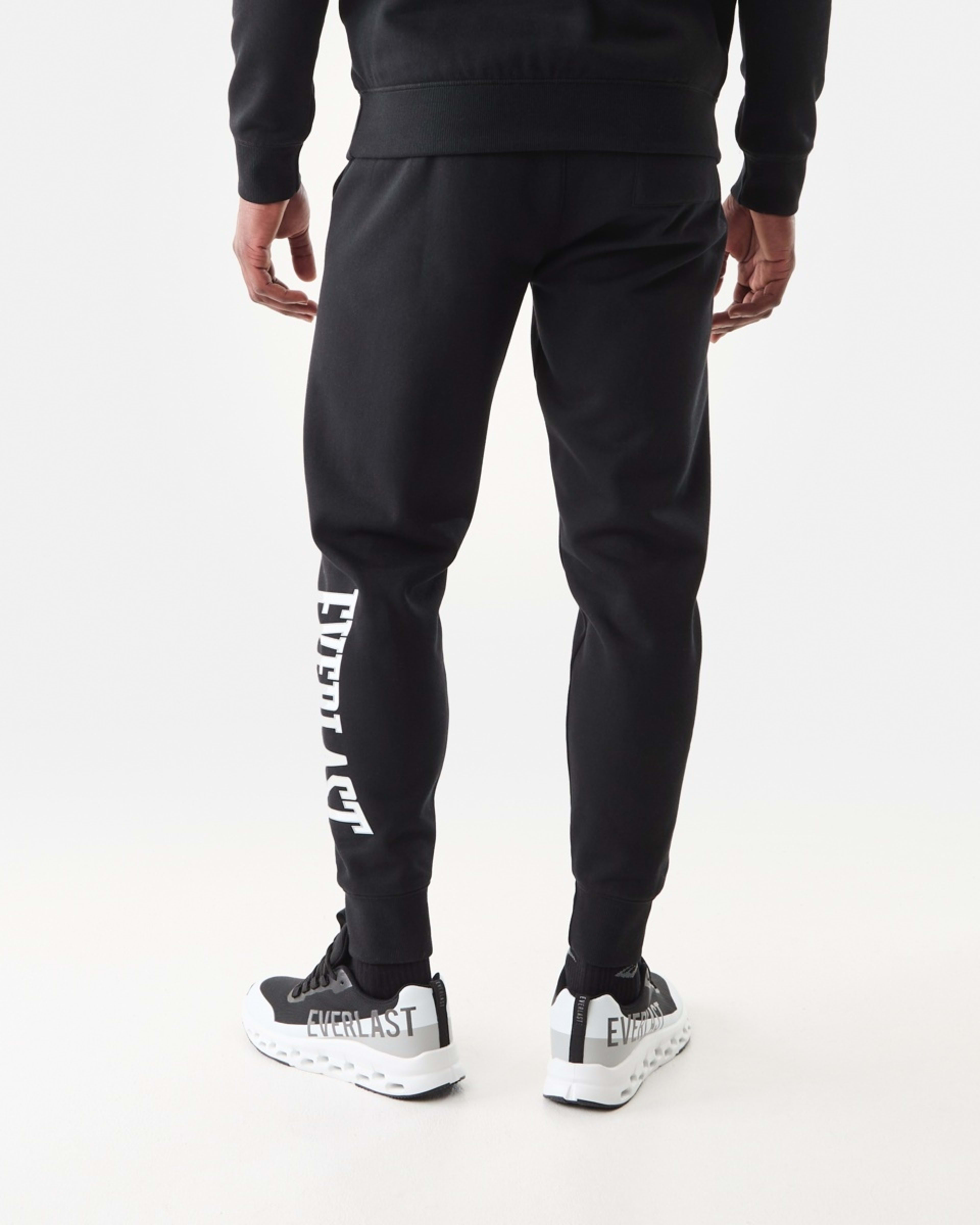 3 Everlast Mens Block Trackpants EVER CLASSIC BLACK, 3 of 7