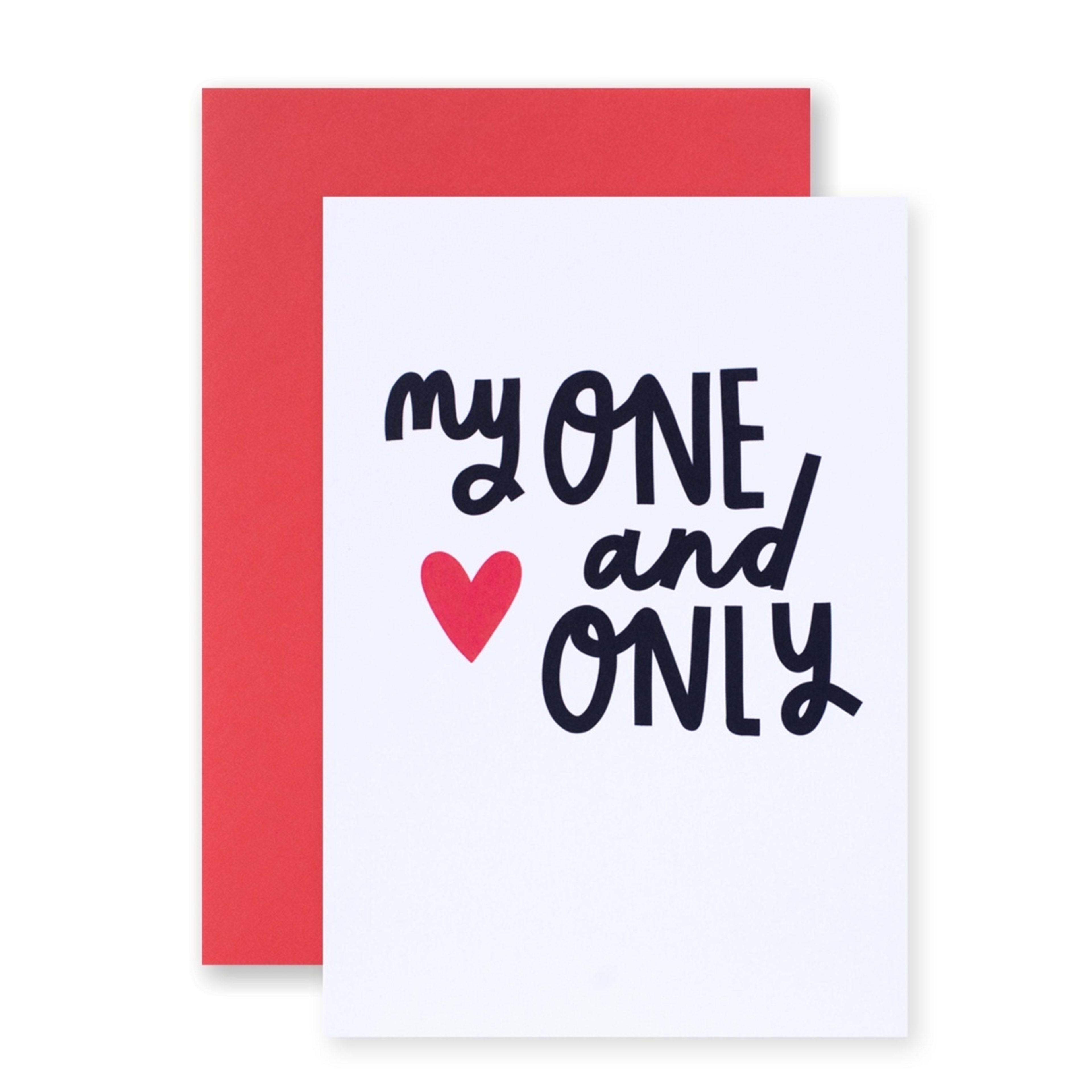 1 Hallmark Valentine's Day Card - My One and Only
