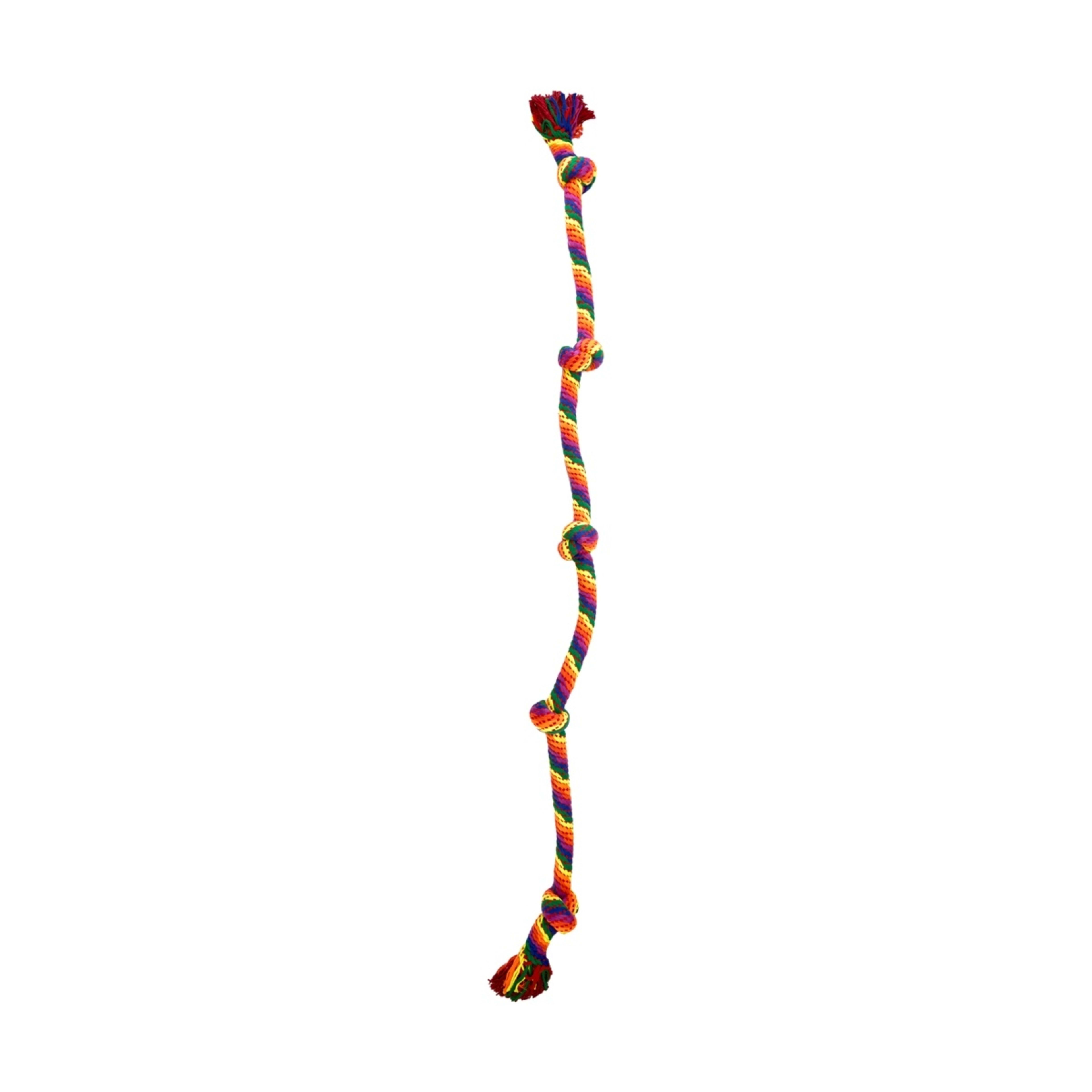 2 Pet Toy Mega Knotted Rope Rainbow, 2 of 4