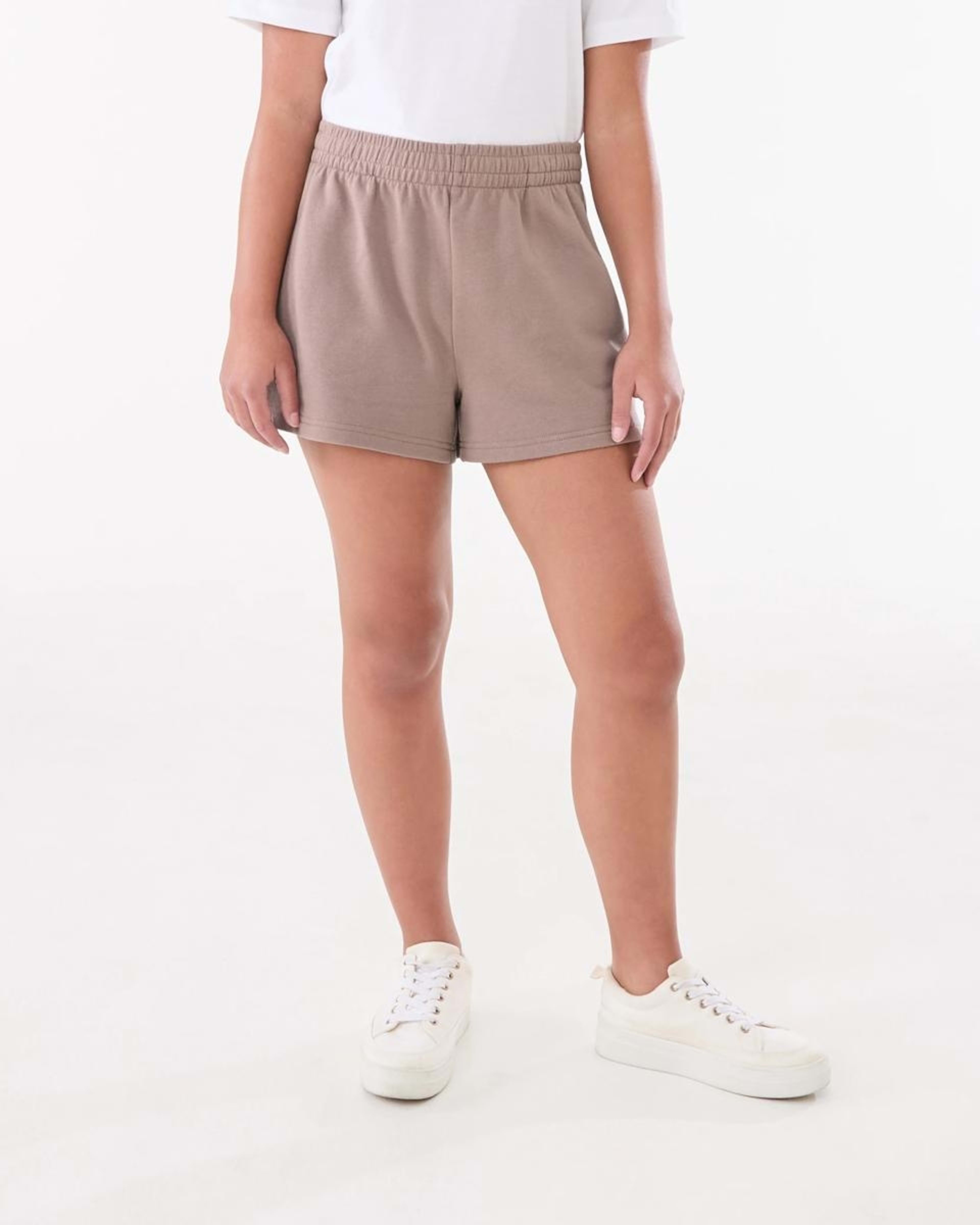 1 French Terry Shorts WASH BROWN, 1 of 5