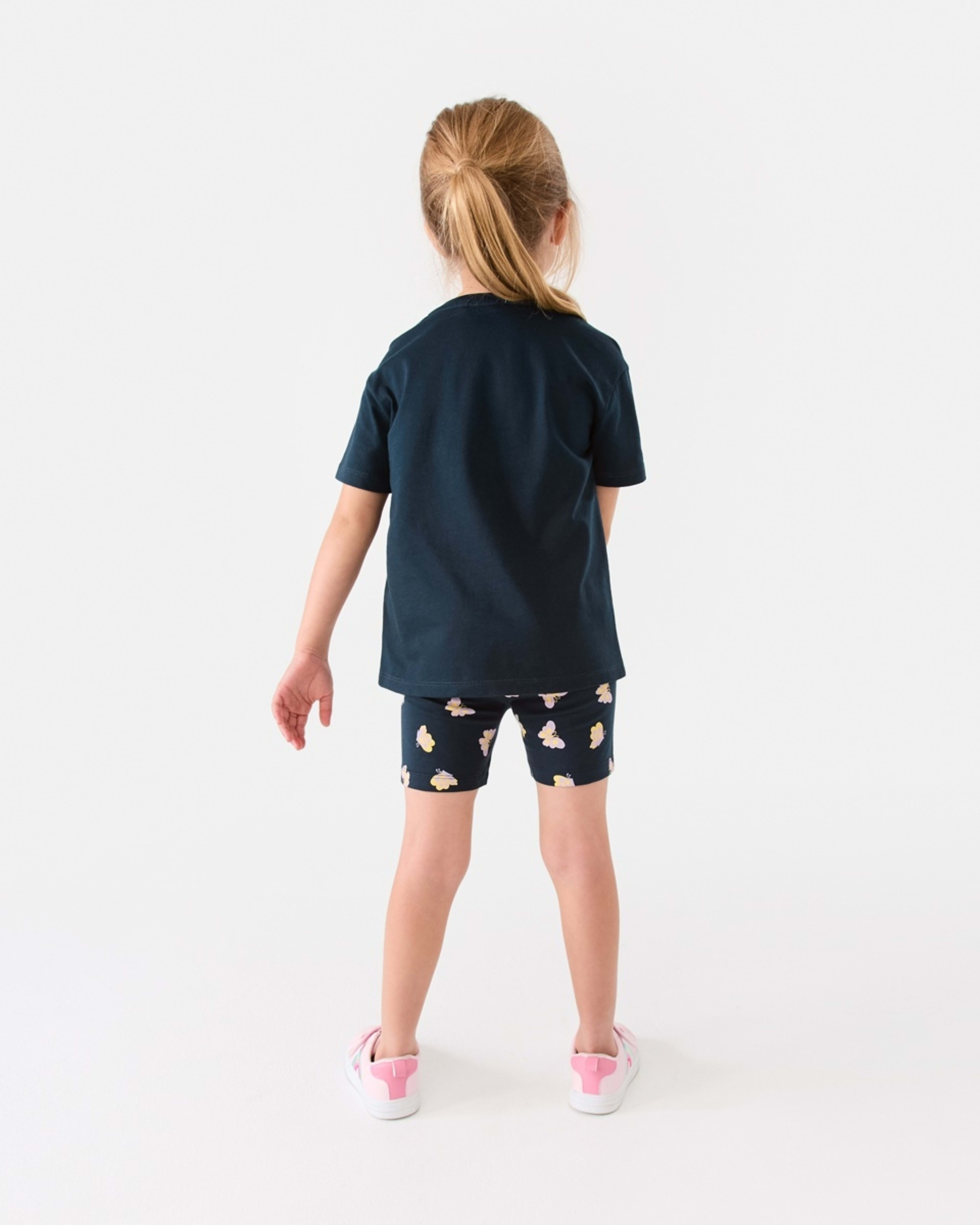 6 Printed Bike Shorts P Yl Bfly, 6 of 8