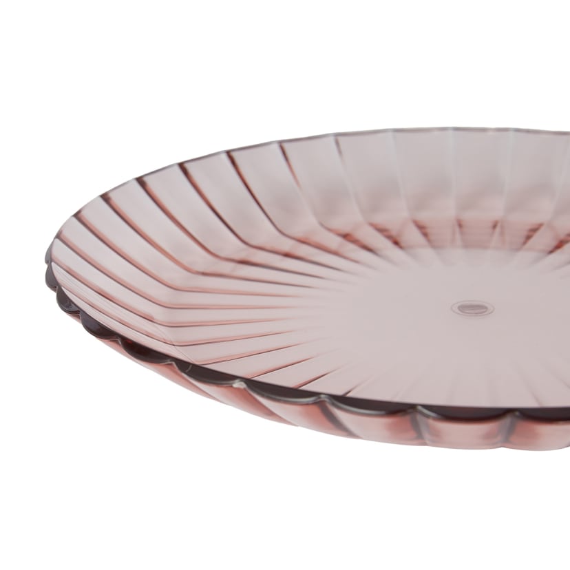 4 Pack Pink Linear Side Plates Kmart