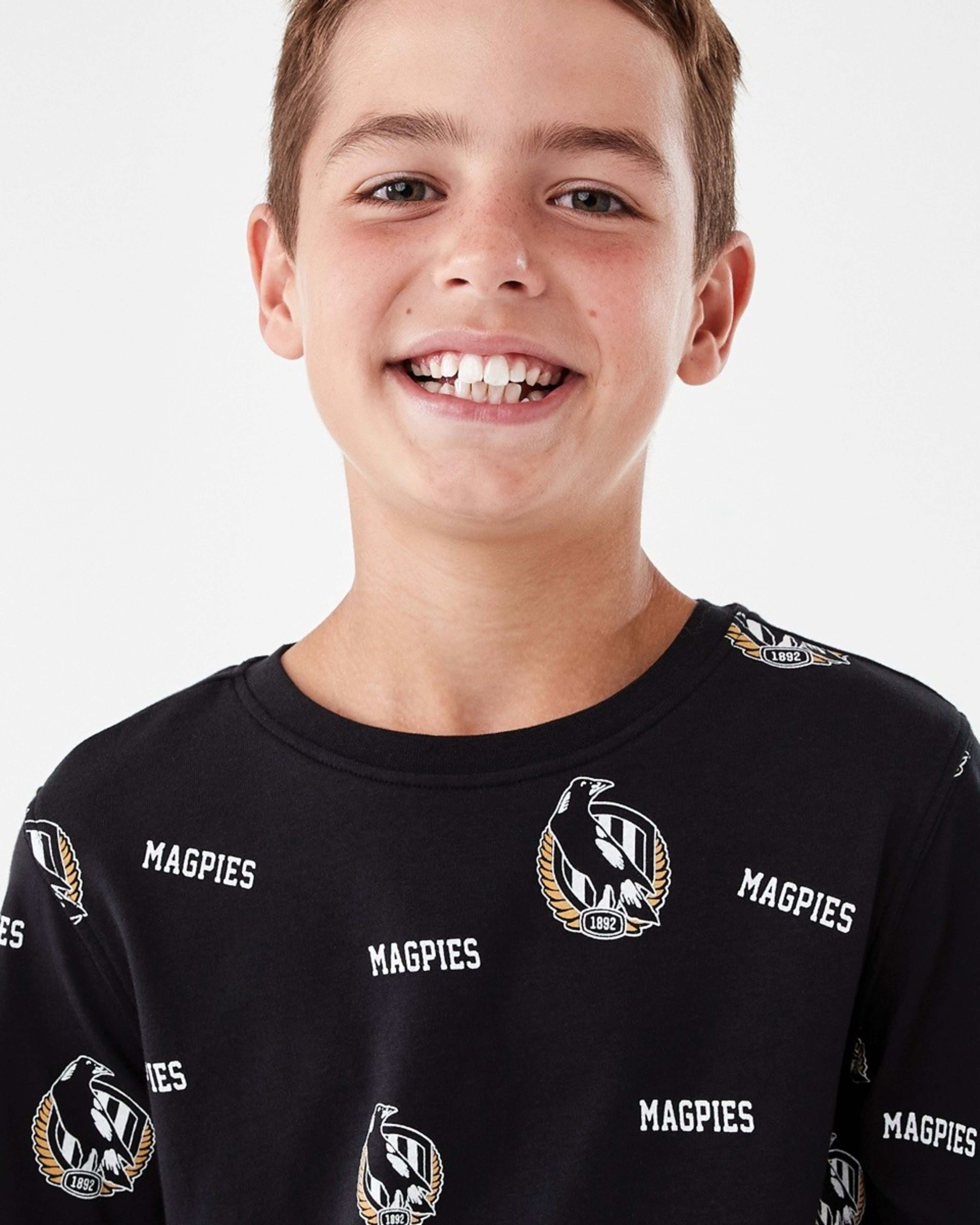3 Official AFL Kids All Over Print T-shirt Collwood, 3 of 9