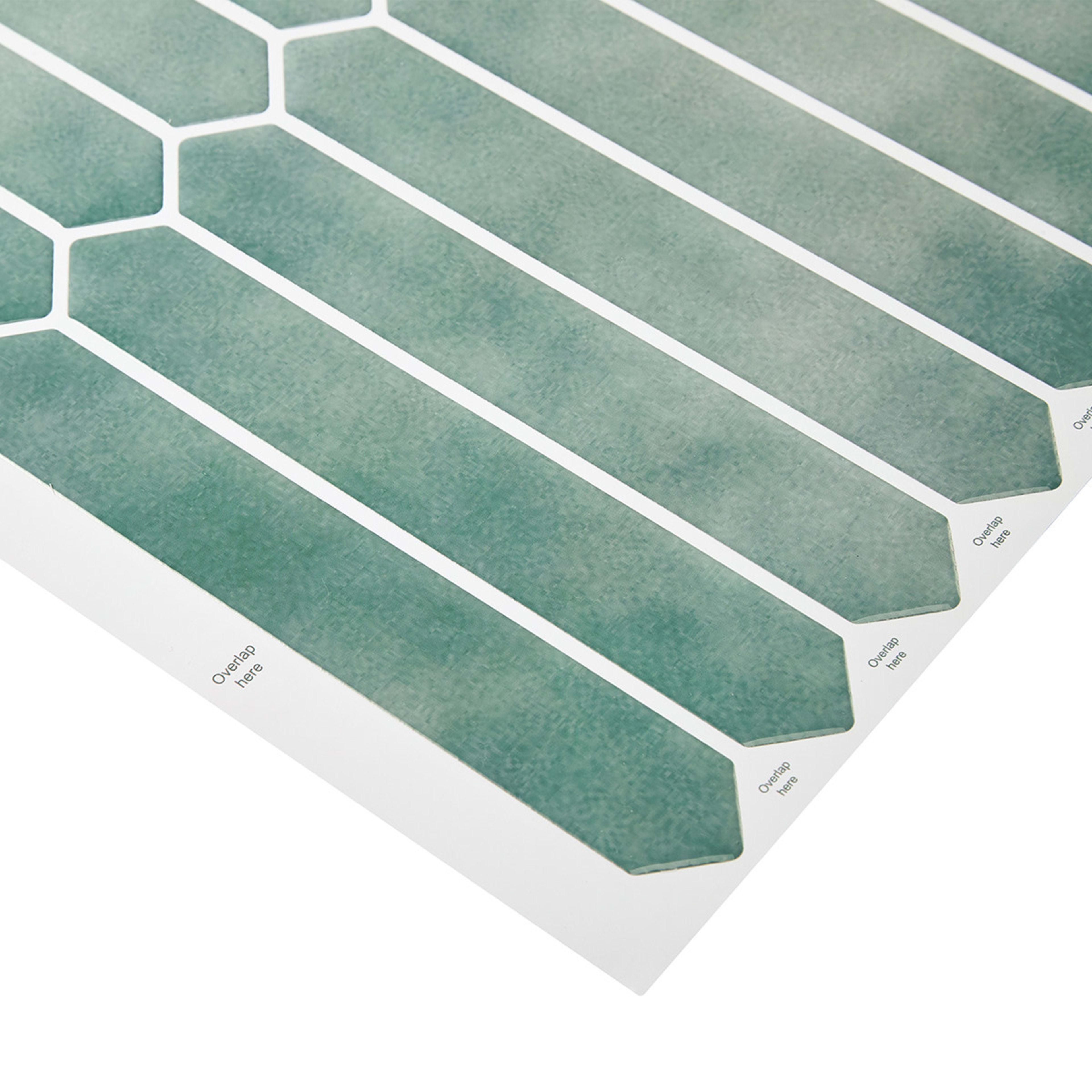 5 Pack Self Adhesive 3D Tiles Picket Jade Kmart