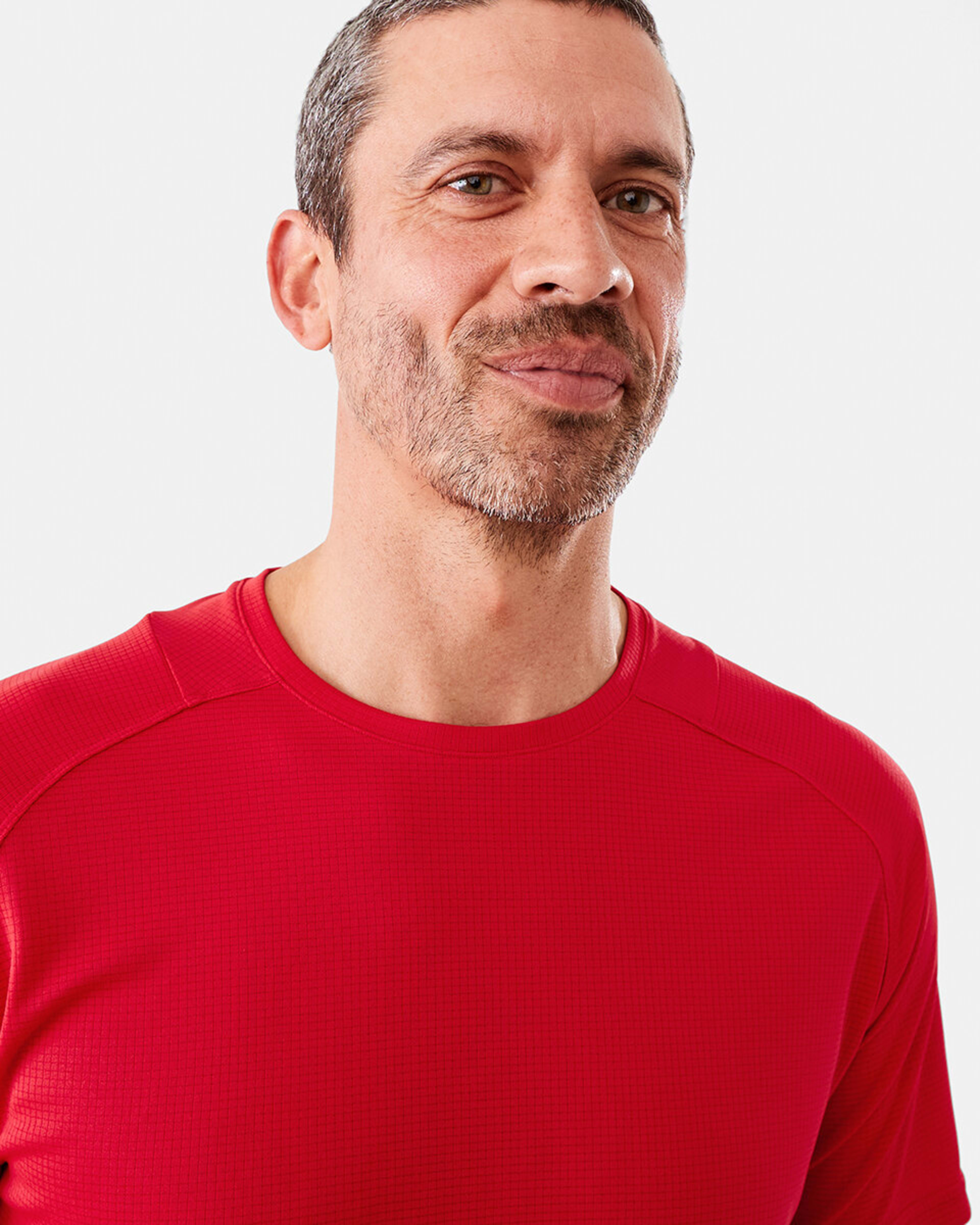 4 Active Mens Performance T-shirt Neon Red, 4 of 7