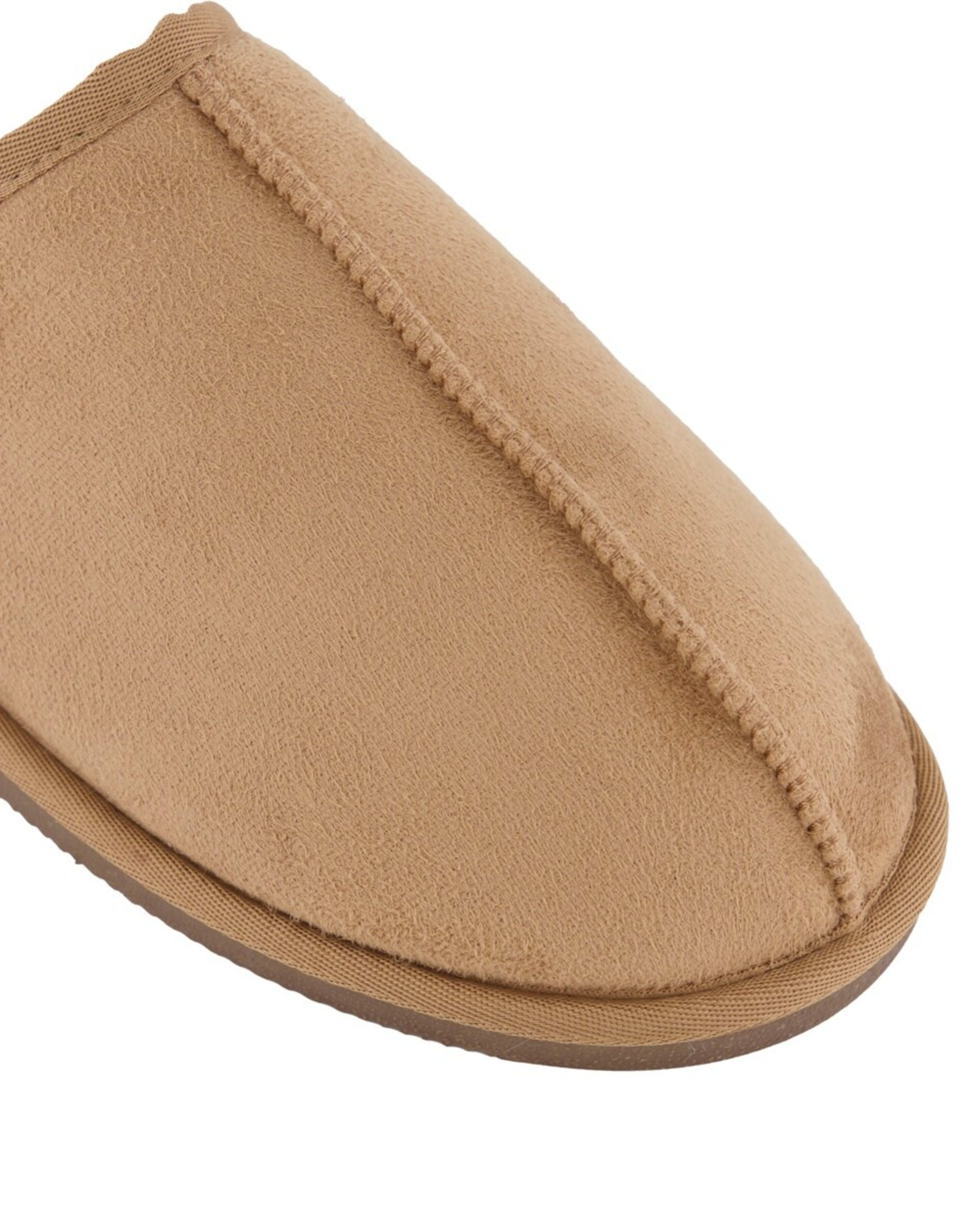 3 Hardsole Slipper Scuffs Beige, 3 of 3