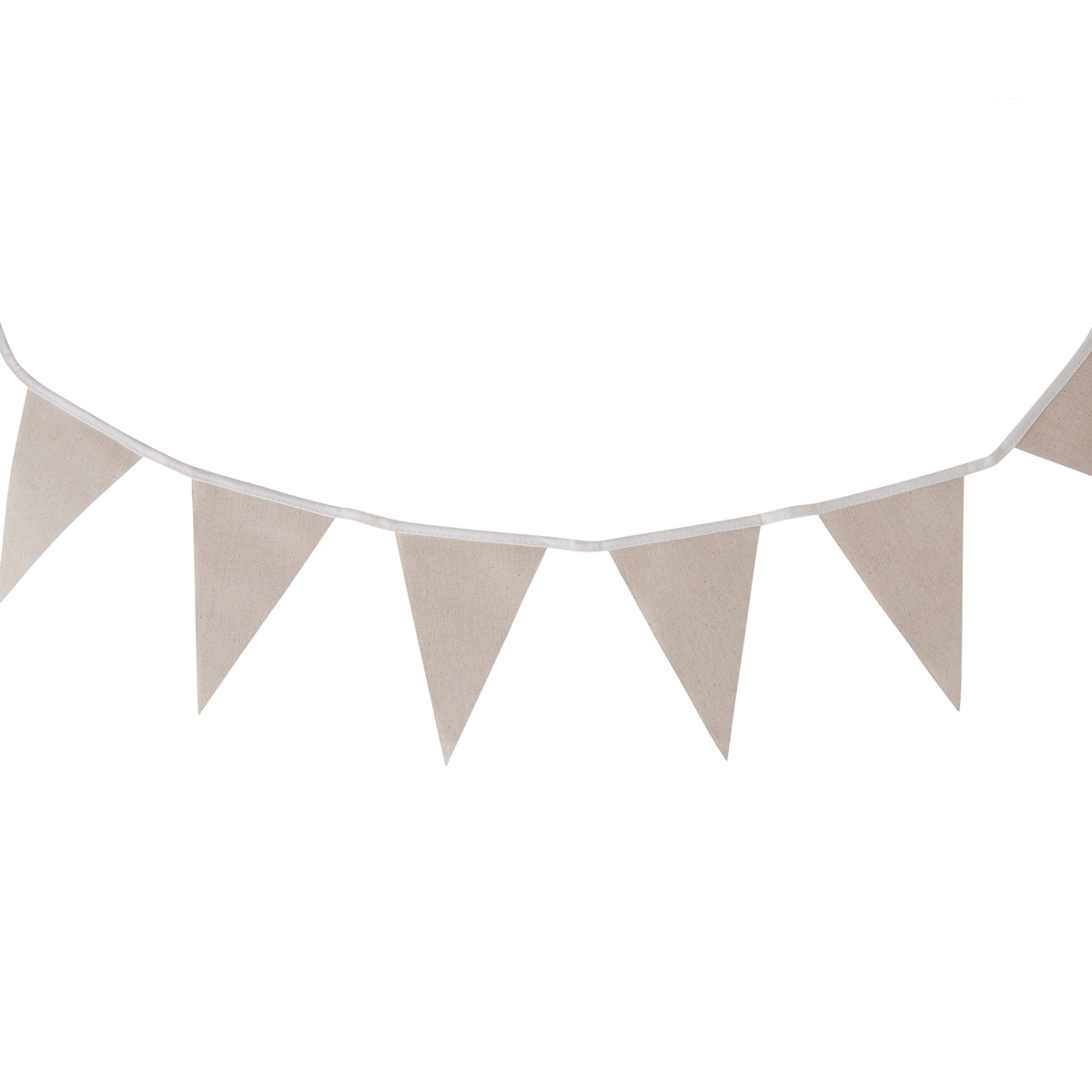 1 Linen Flag Bunting