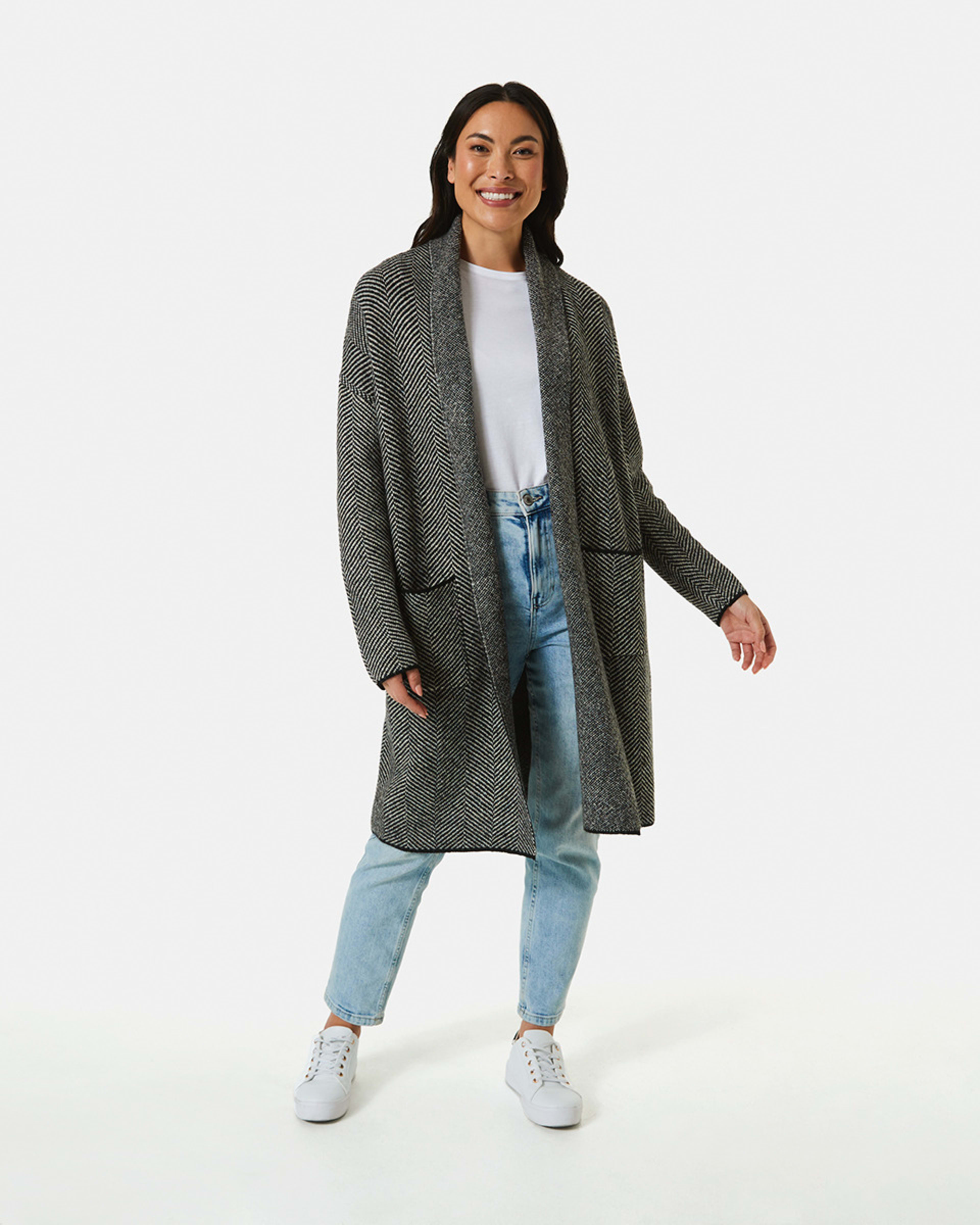 Check Coatigan Kmart