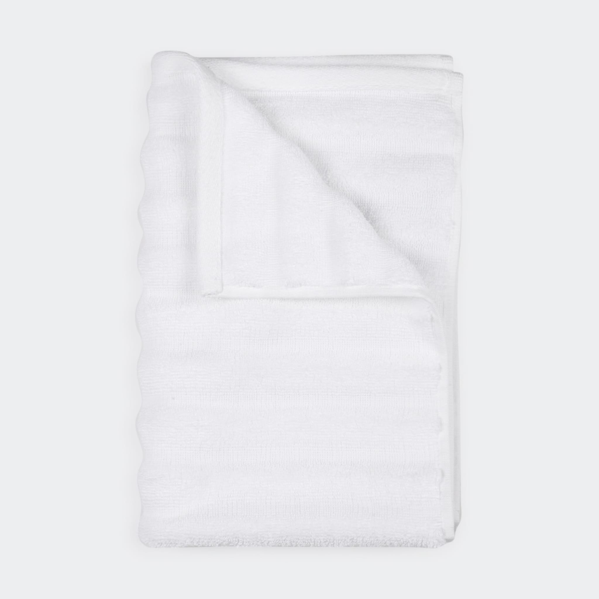 Thick Ribbed Australian Cotton Hand Towel White Kmart